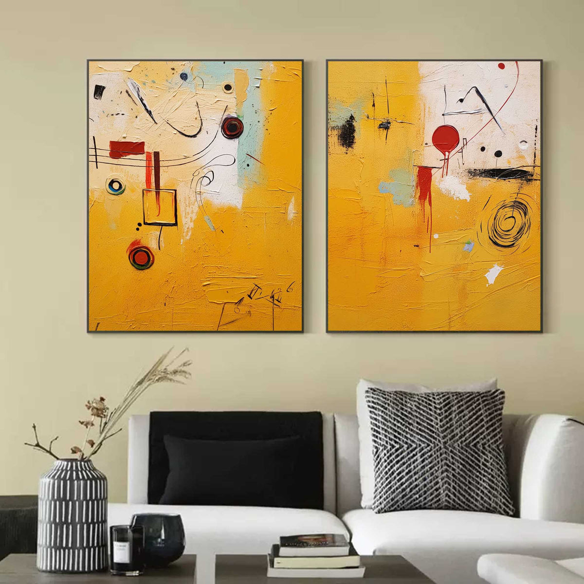 Abstract Canvas Art #AB146