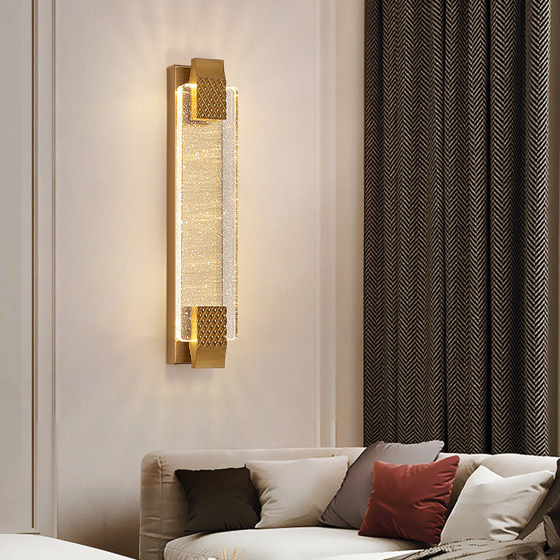 Arisha Modern Indoor Wall Lamp Metal/Glass Living Room/Dining Room - Neutralighting