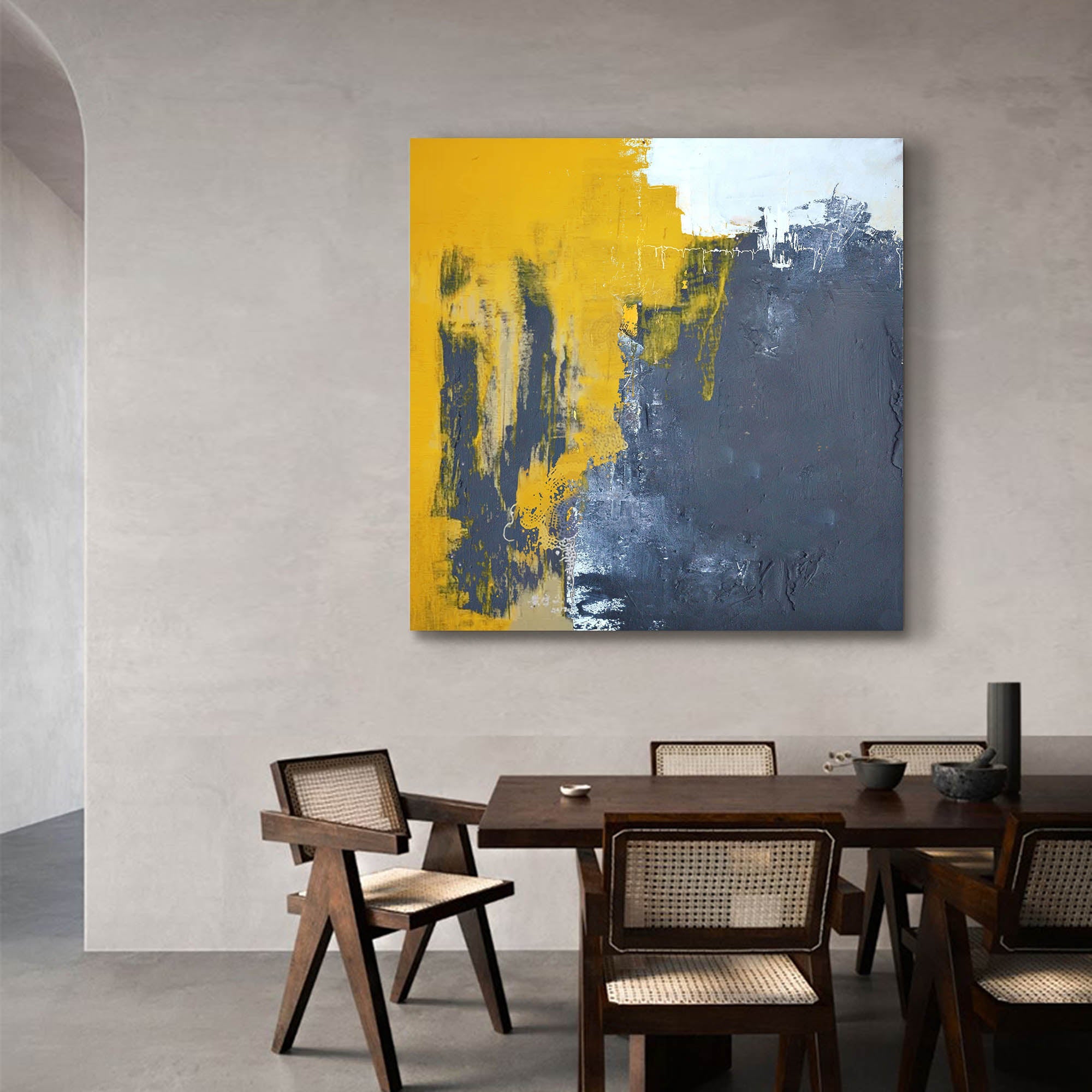 Wall Art Golden Slate Tectonic