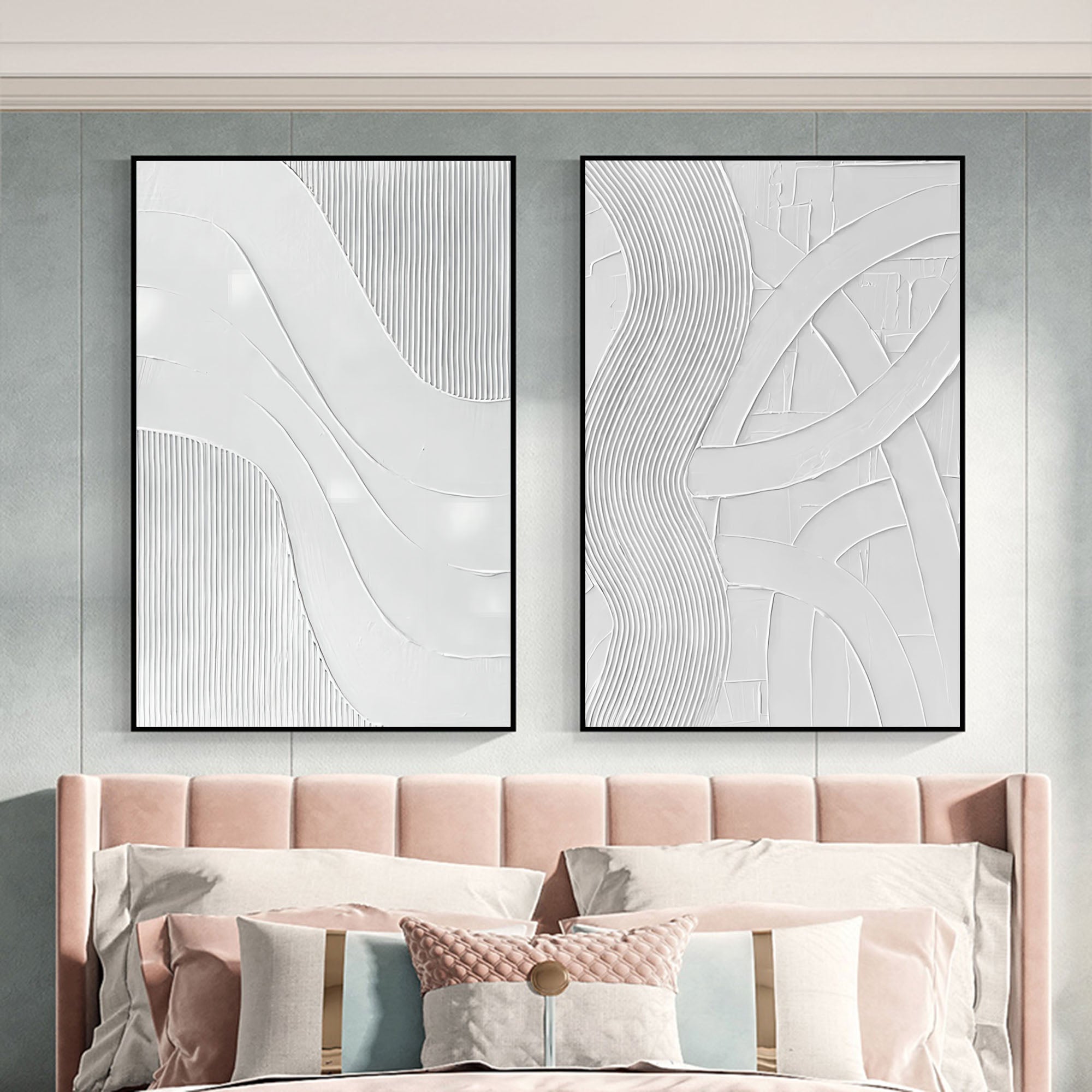 Abstract Painting Set Of 2 SP044 - Neutralighting