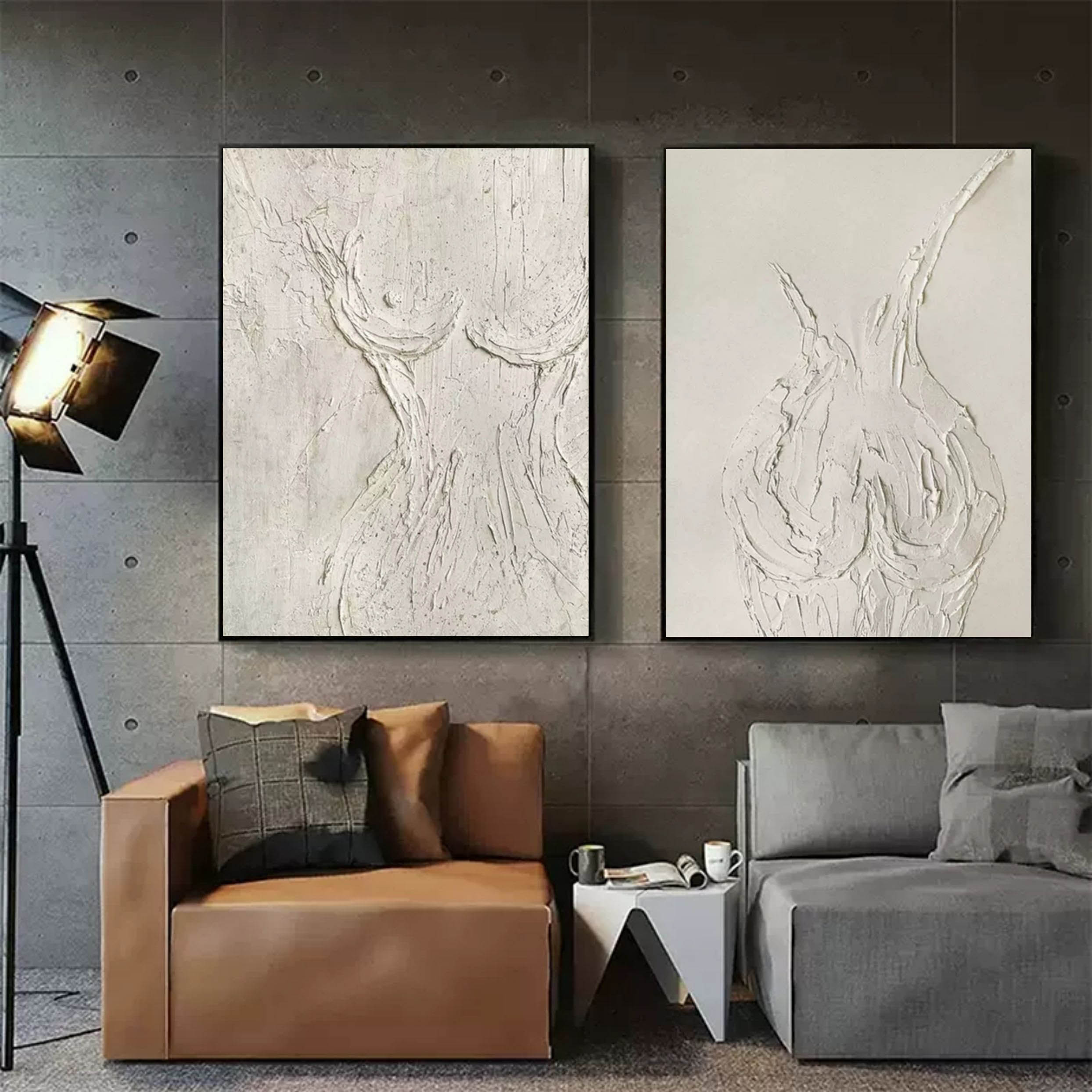 Wall Art Abstract Relief Serene Modern