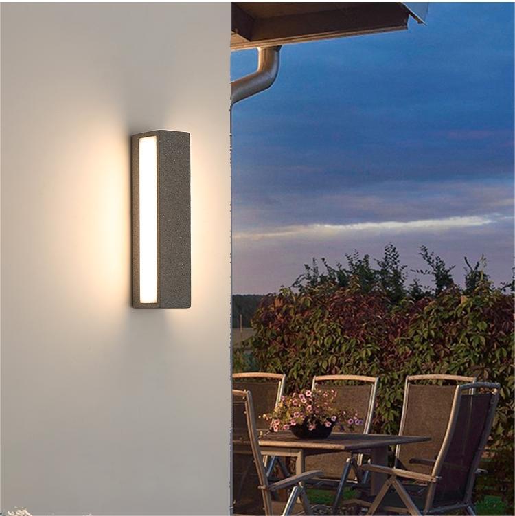 Fyra LED Outdoor Wall Lamp, Black & White - Neutralighting