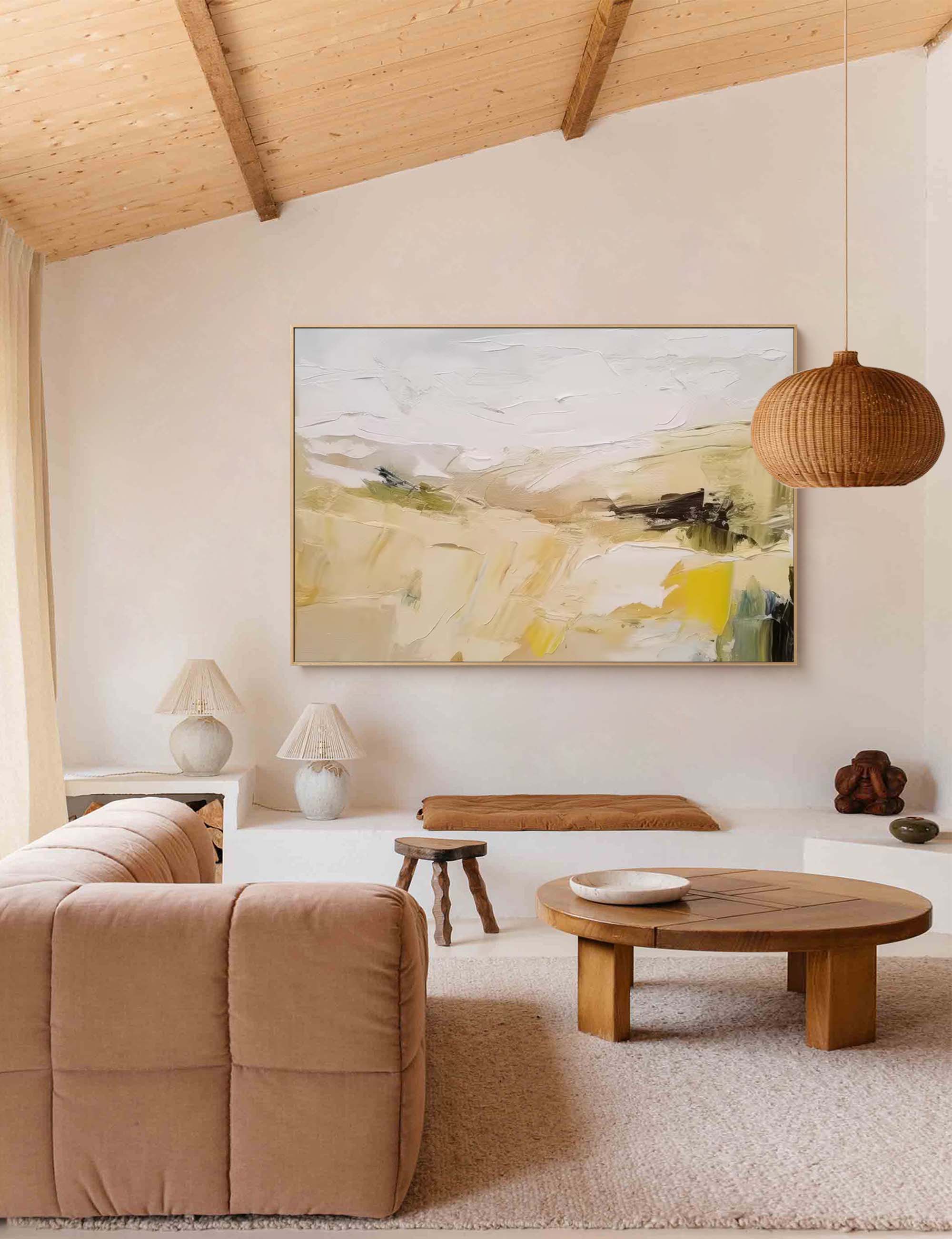 Abstract Canvas Art AB069 - Neutralighting