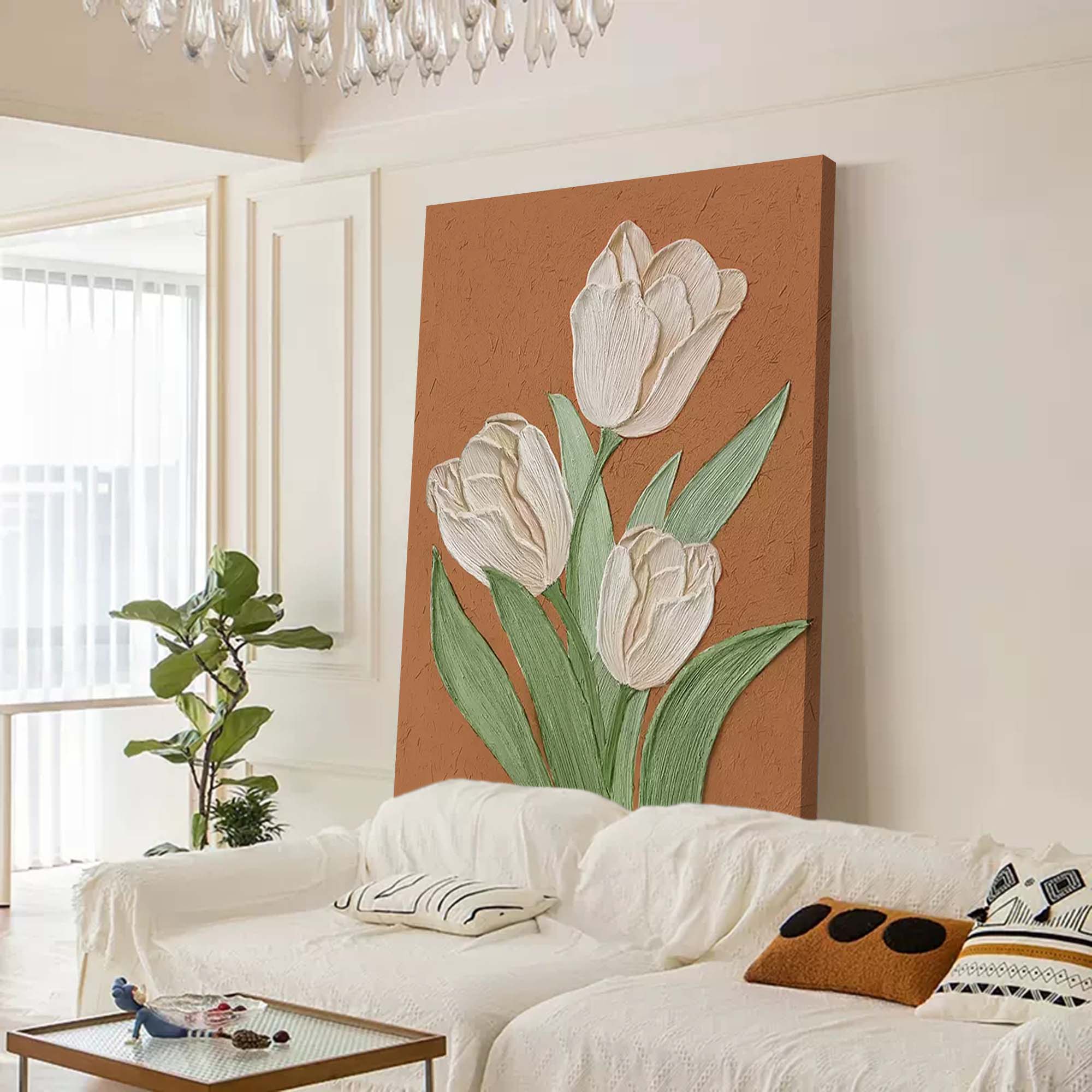 Flower Canvas Art FL013 - Neutralighting