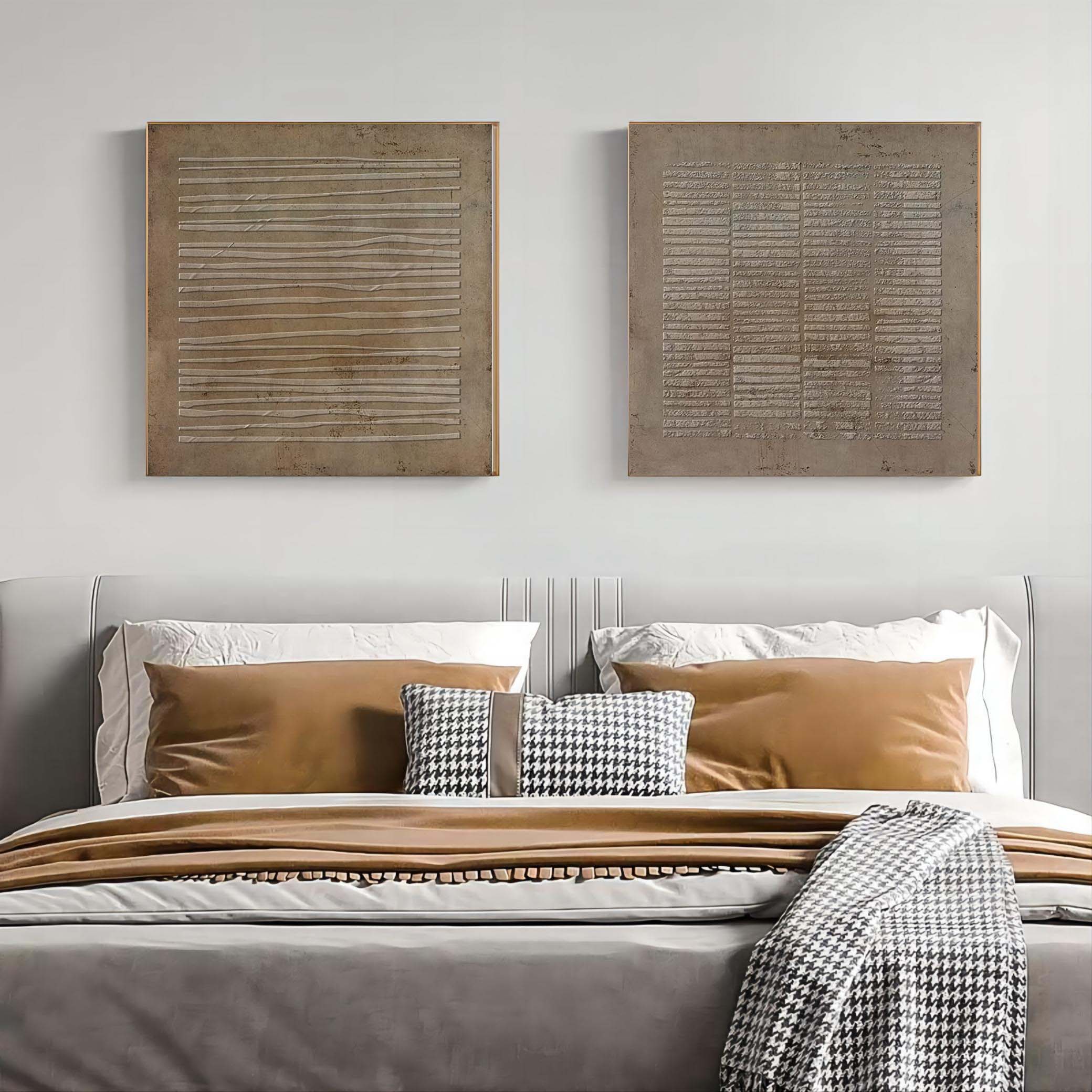 Wall Art Abstract Wabi-Sabi Neutral Modern