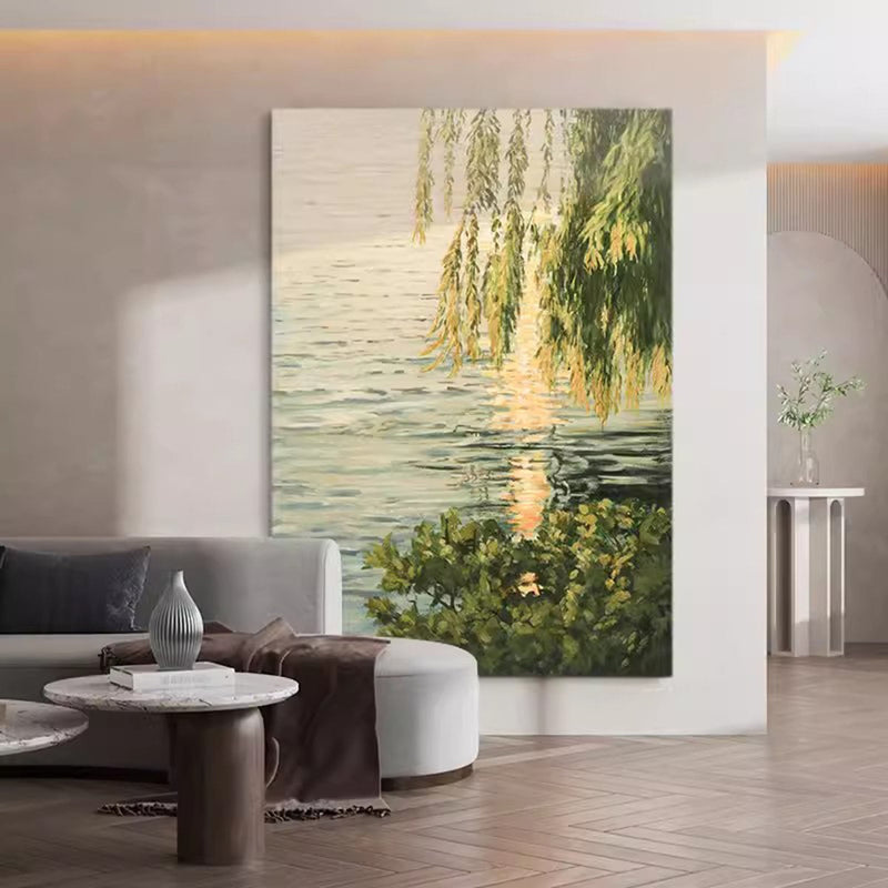 Wall Art Landscape Water Soft Gradient