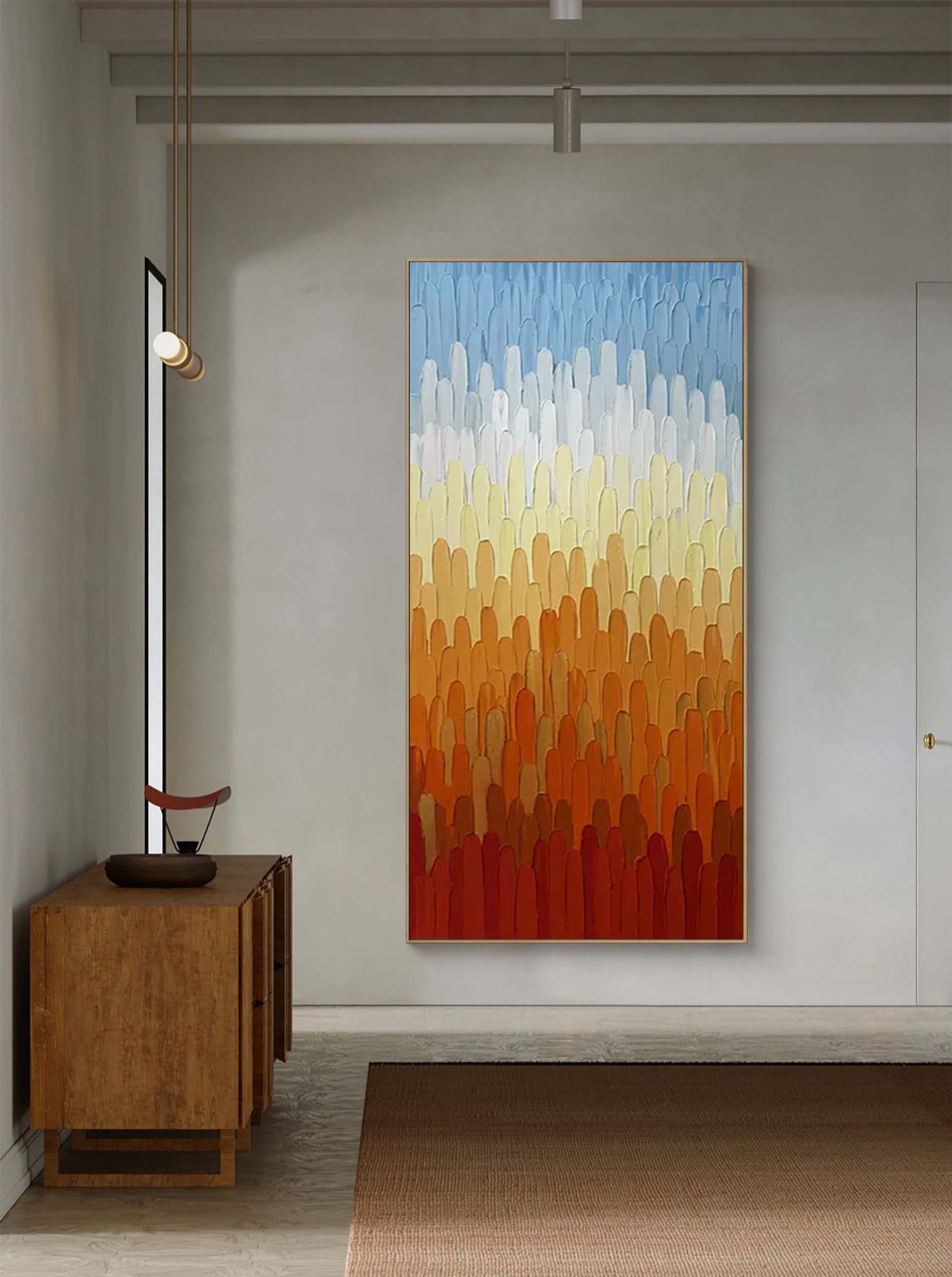Abstract Canvas Art AB108 - Neutralighting