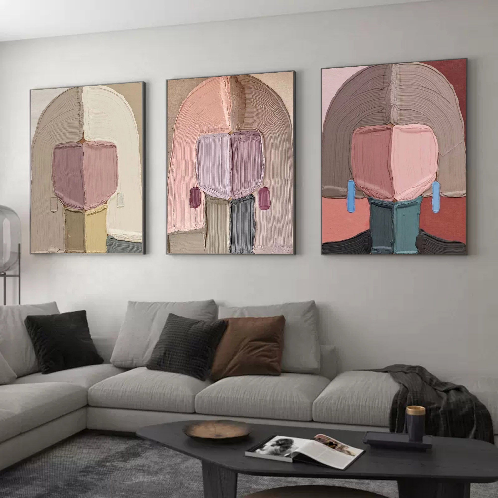 Abstract Painting Set of 3 SP085 - Neutralighting