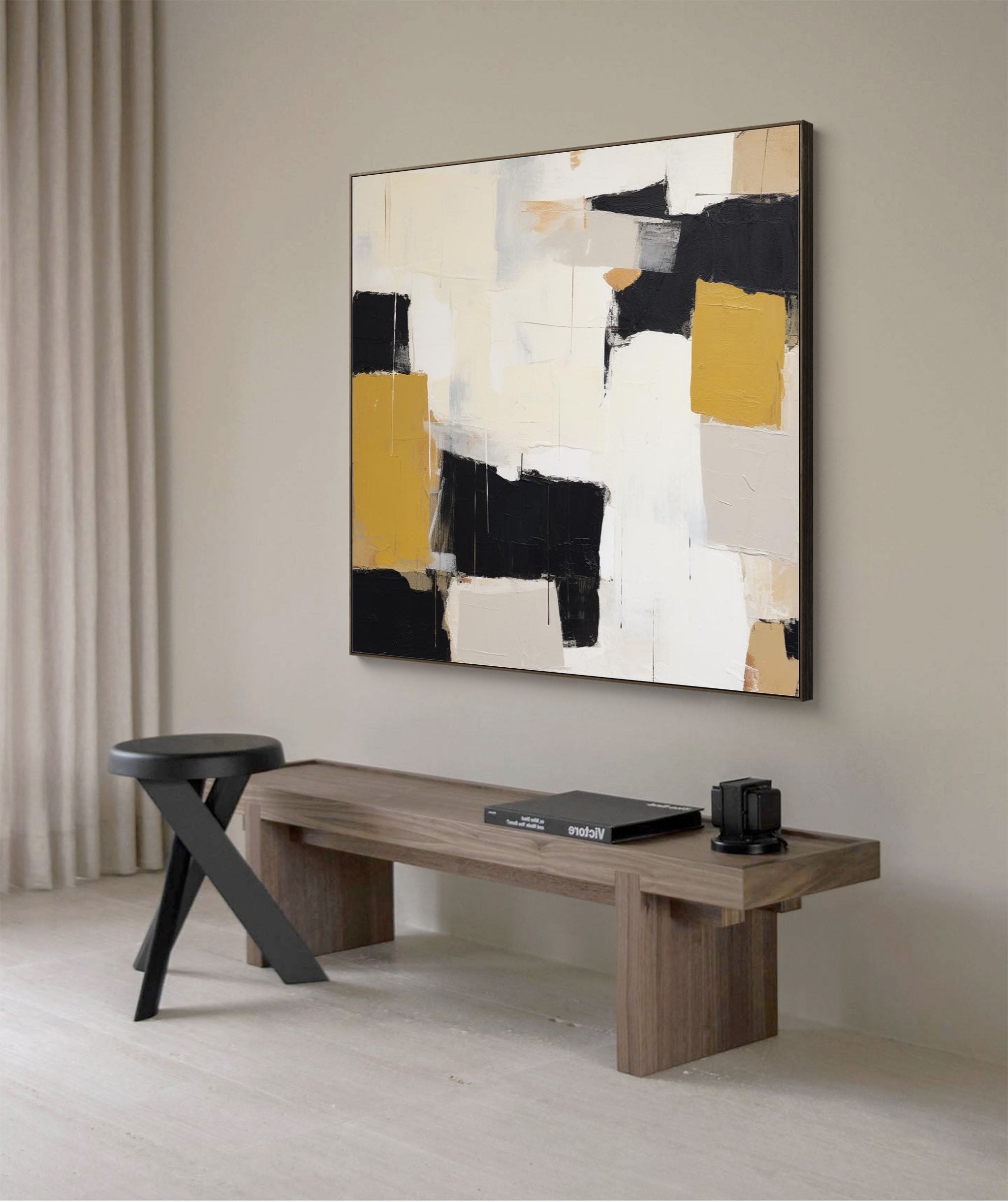 Wall Art Irregular Abstract Warm Neutral