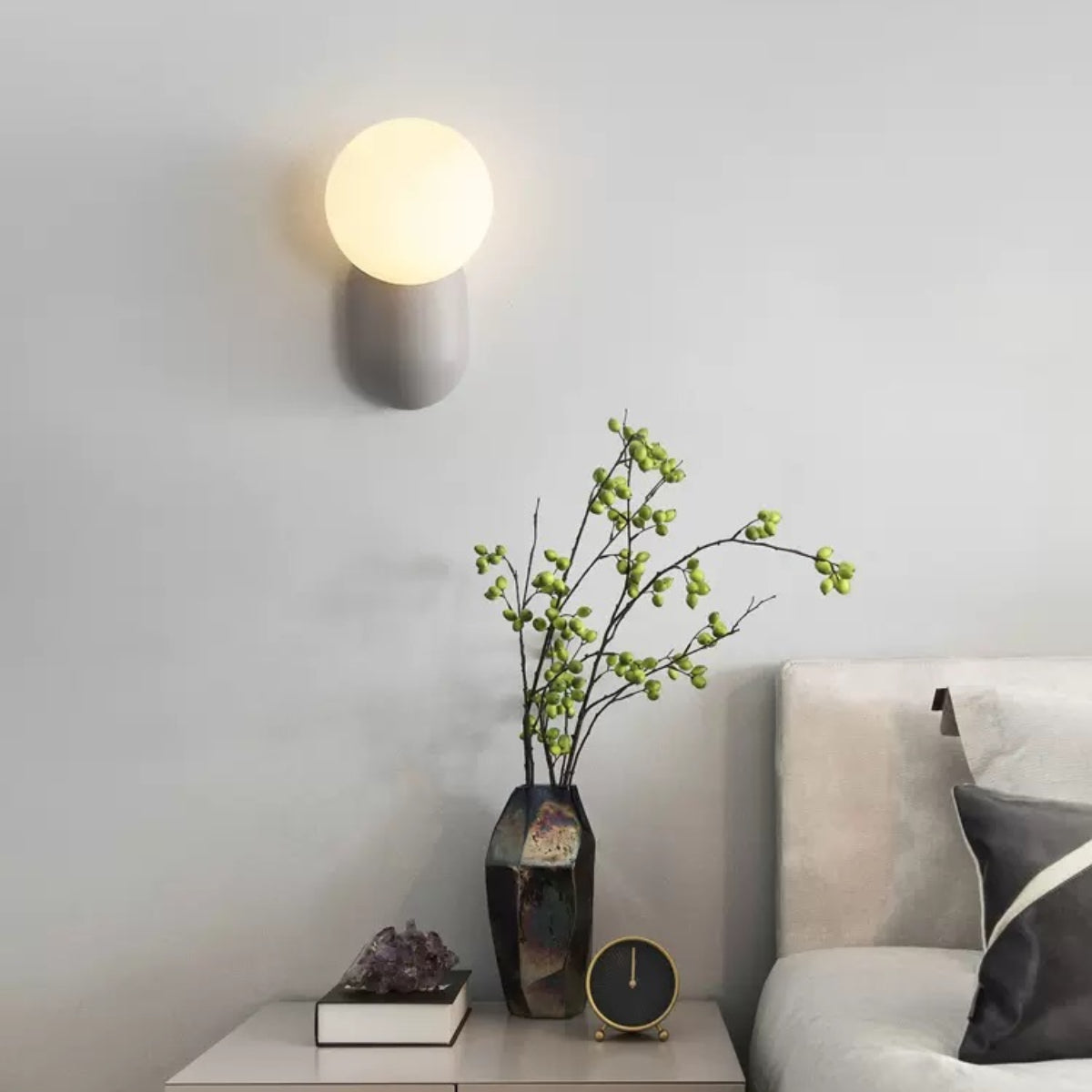Valentina Modern LED Indoor Wall Lamp Lovely Resin Glass Bedroom/Living Room - Neutralighting