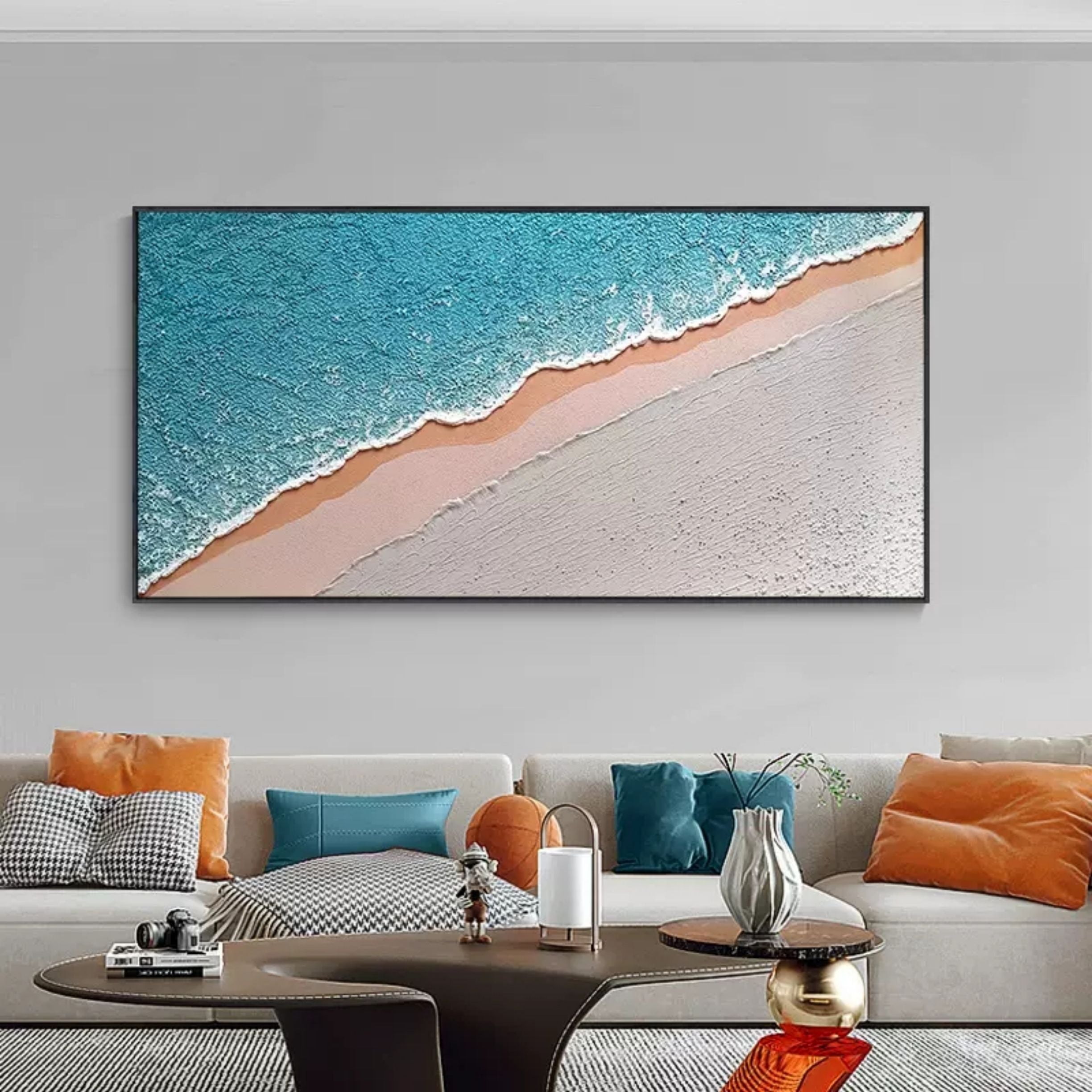 Plaster Art Texture Painting TX074 - Neutralighting
