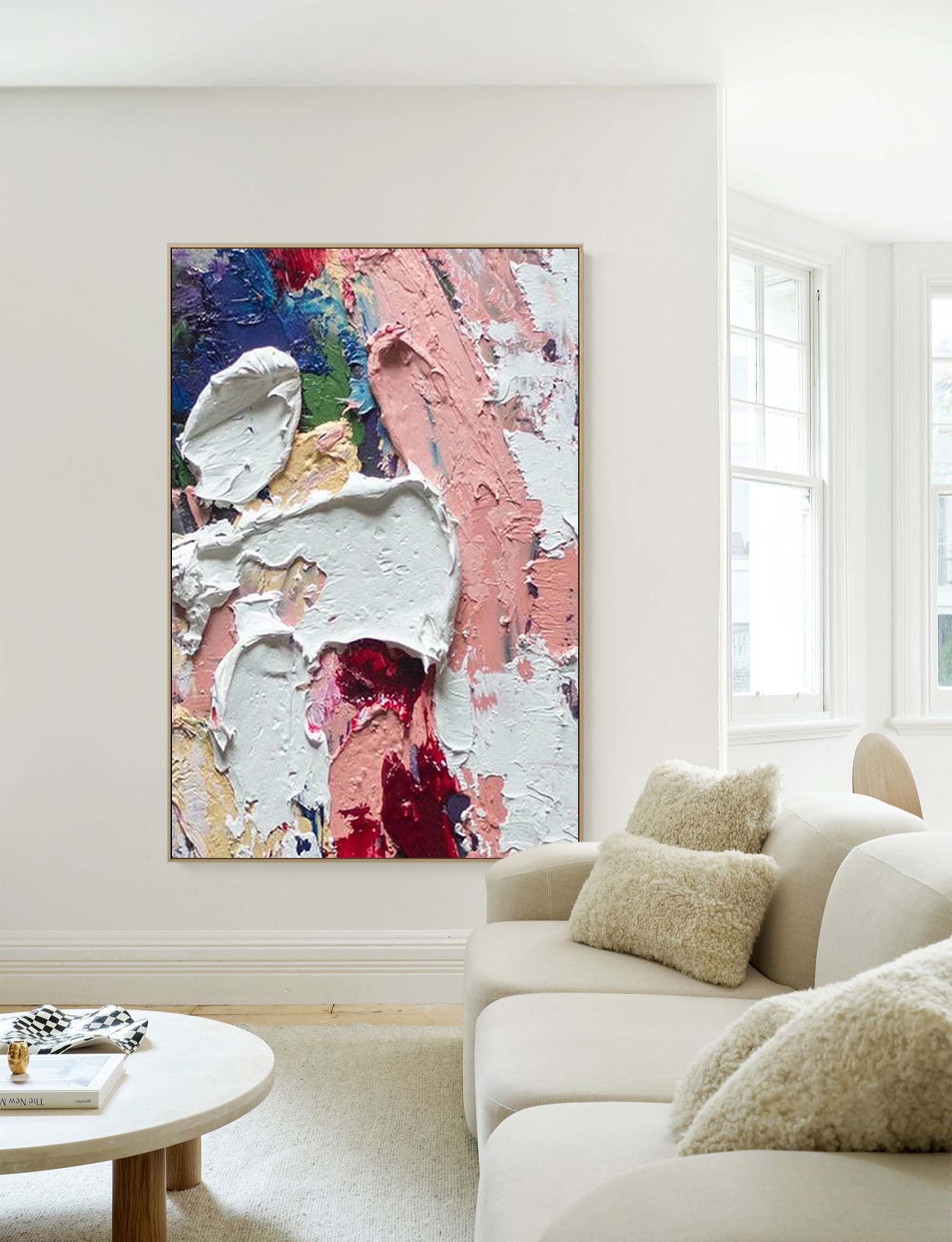 Abstract Canvas Art AB043 - Neutralighting