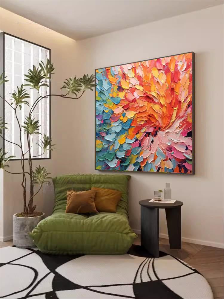 Wall Art Abstract Vibrant Dynamic