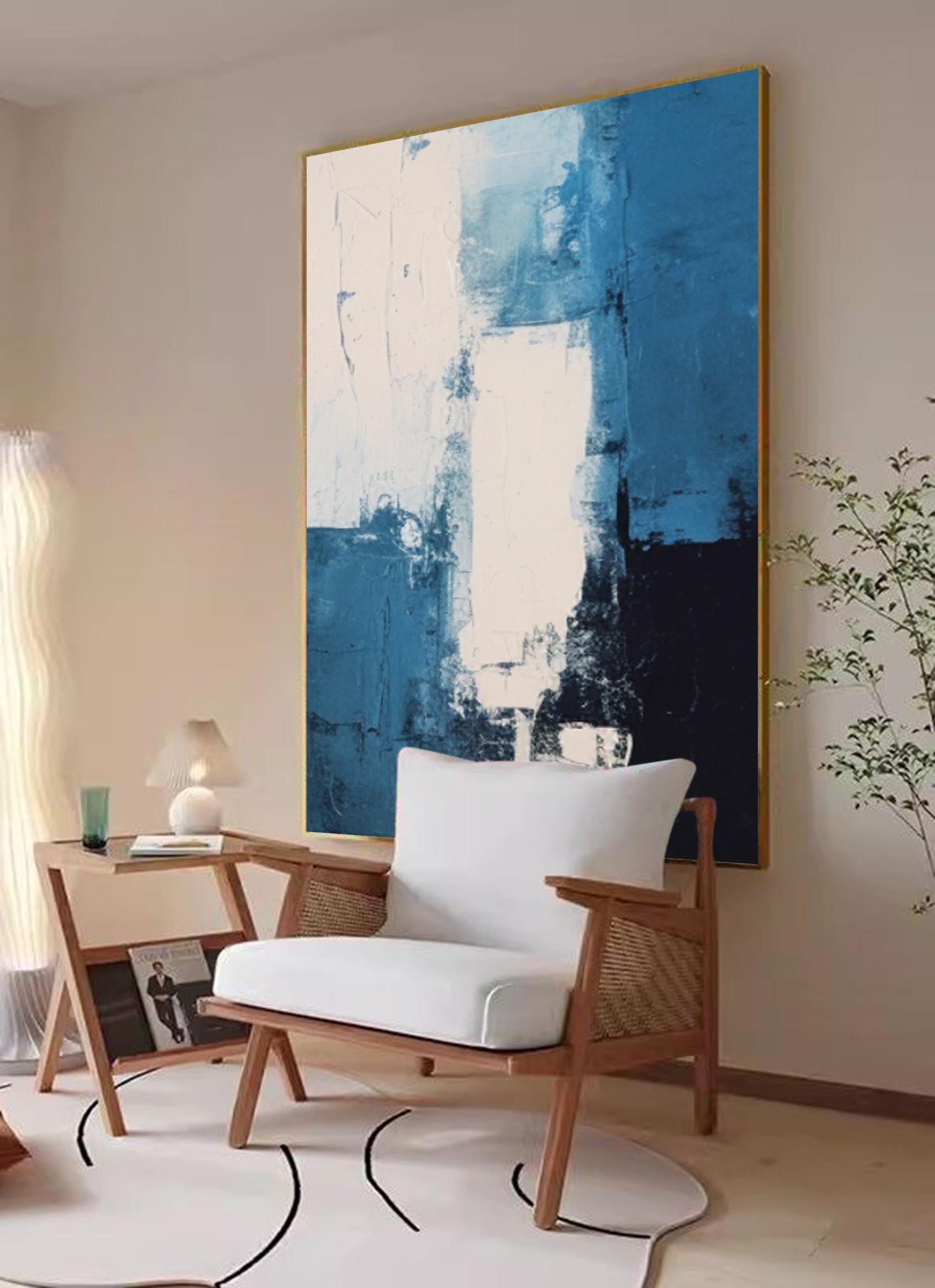 Wall Art Serene Calm Abstract Wabi-Sabi