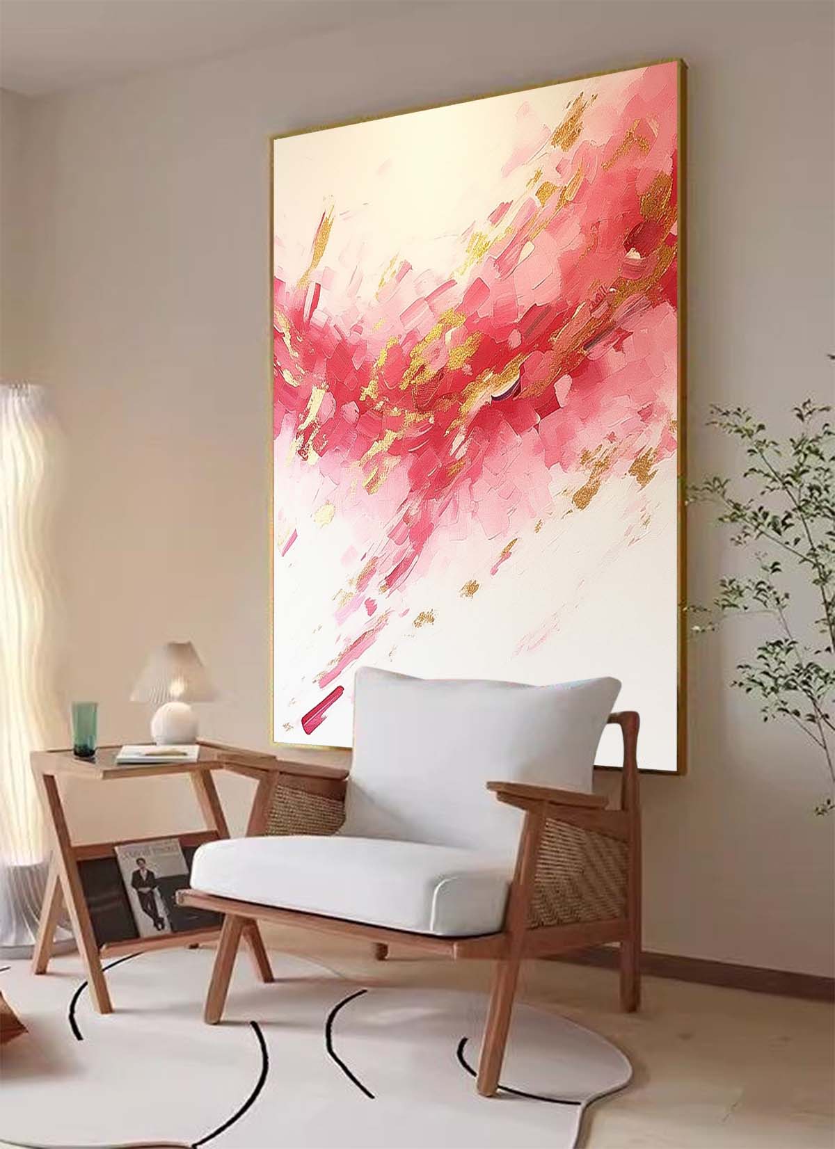 Abstract Canvas Art AB593 - Neutralighting
