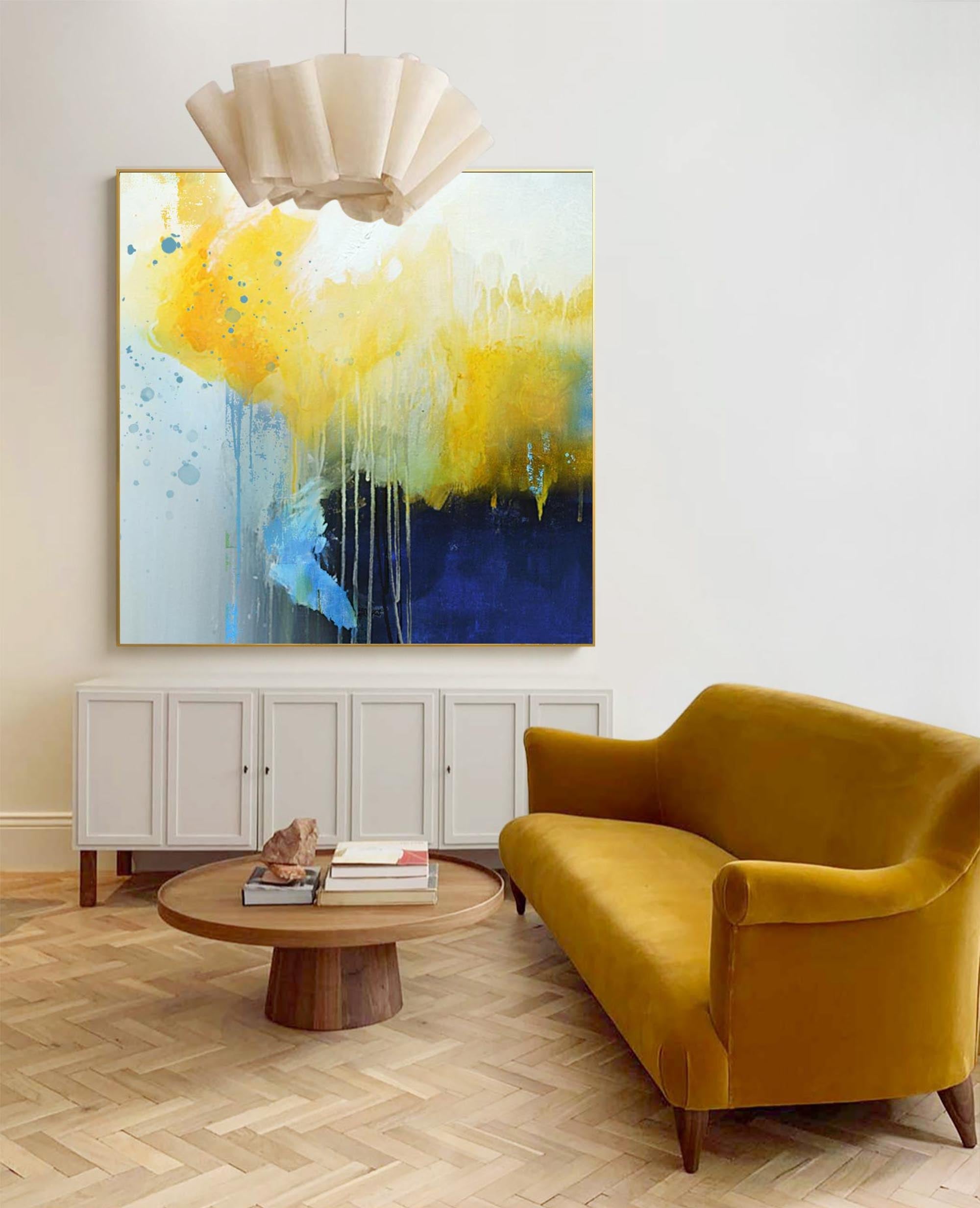 Wall Art Contemporary Amber Drizzle