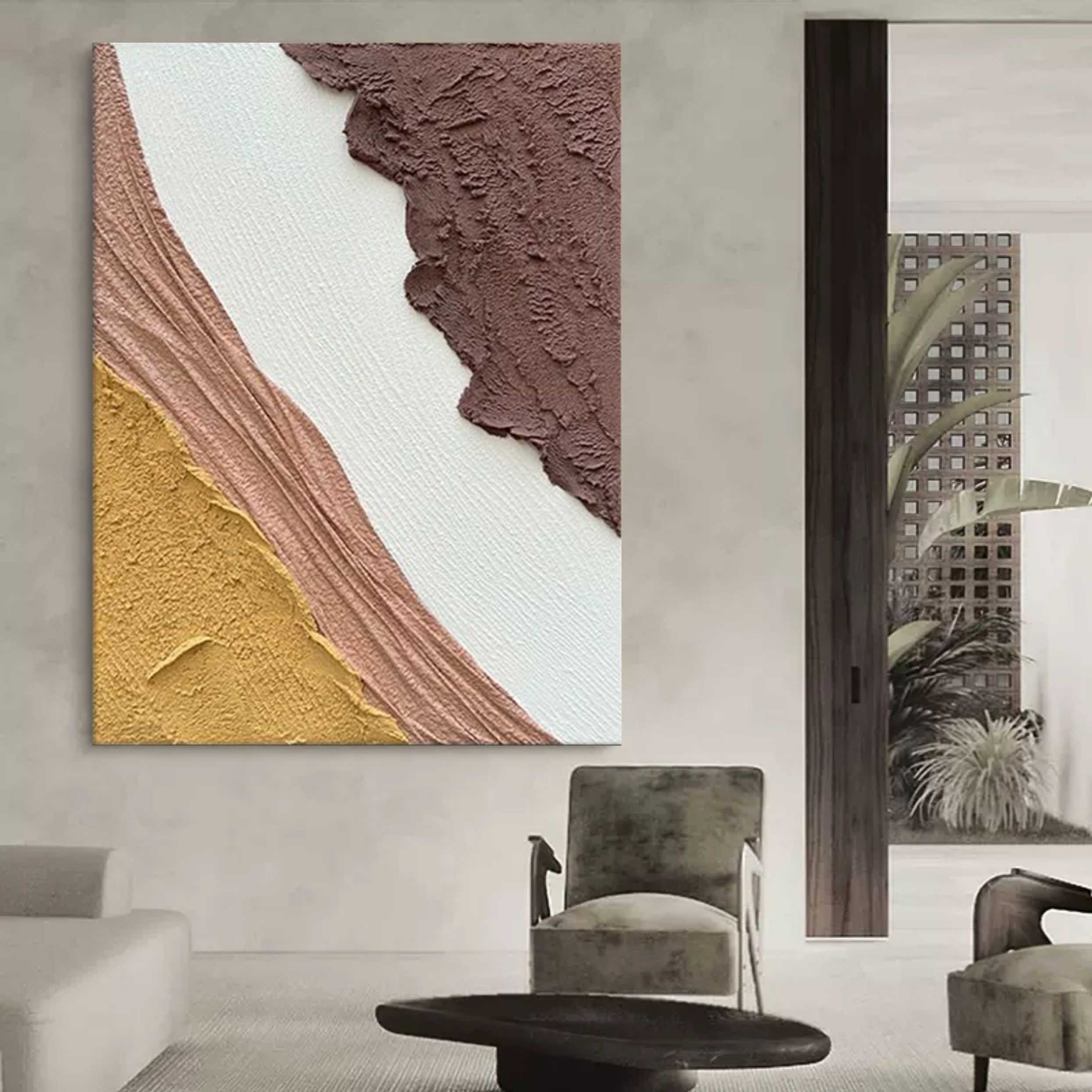 Plaster Art Texture Painting SG192 - Neutralighting