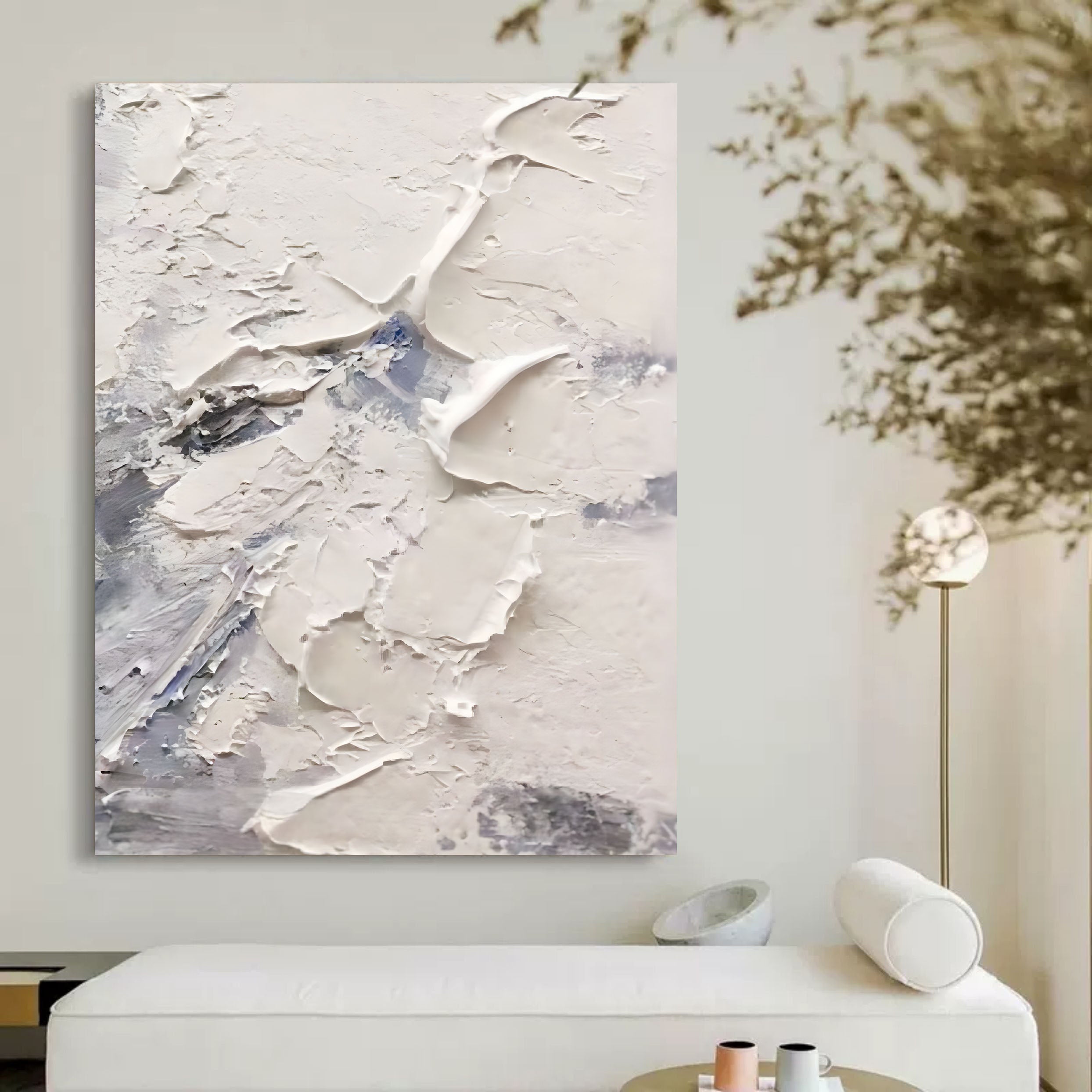 Wall Art Minimalist Impasto Abstract Relief