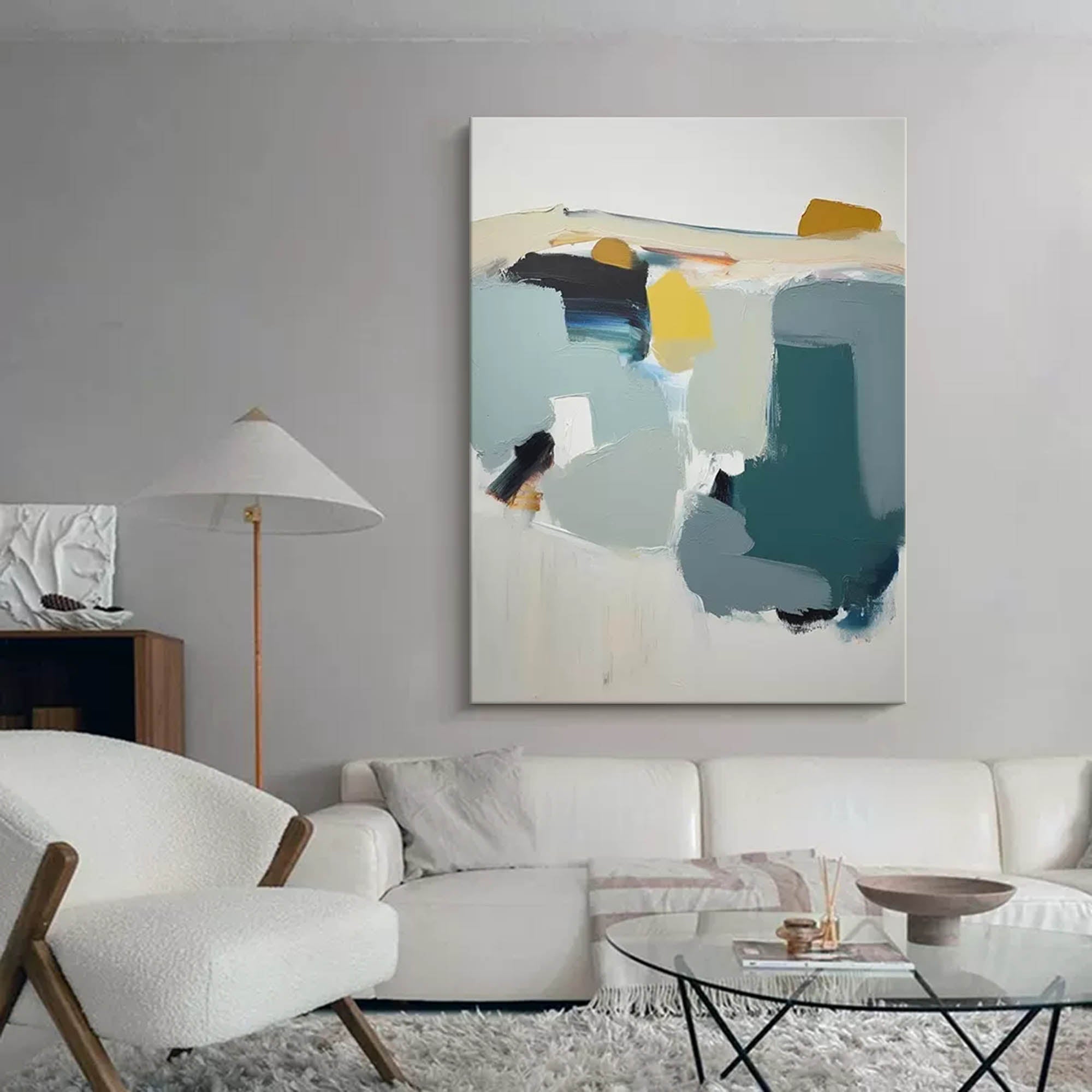 Abstract Canvas Art AB229 - Neutralighting