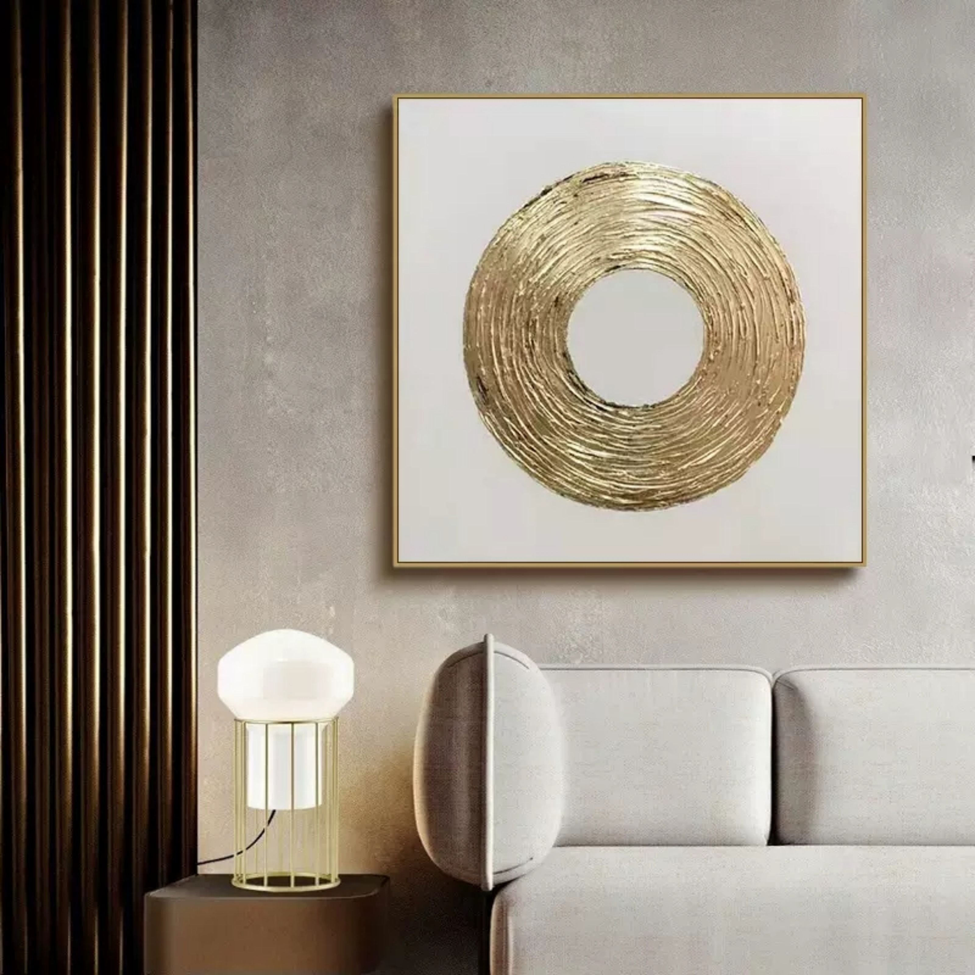 Plaster Art Texture Painting SG064 - Neutralighting
