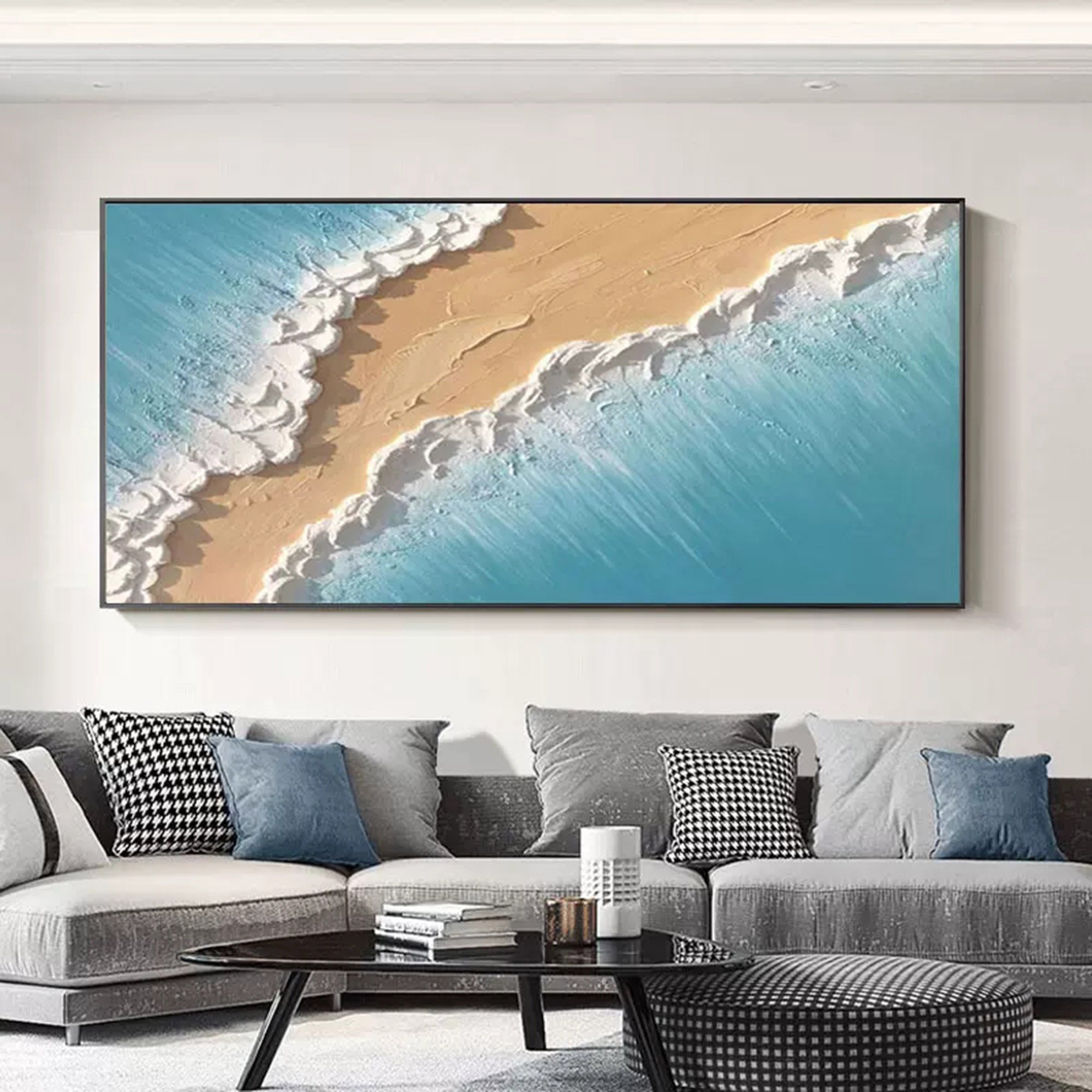 Plaster Art Texture Painting SG024 - Neutralighting