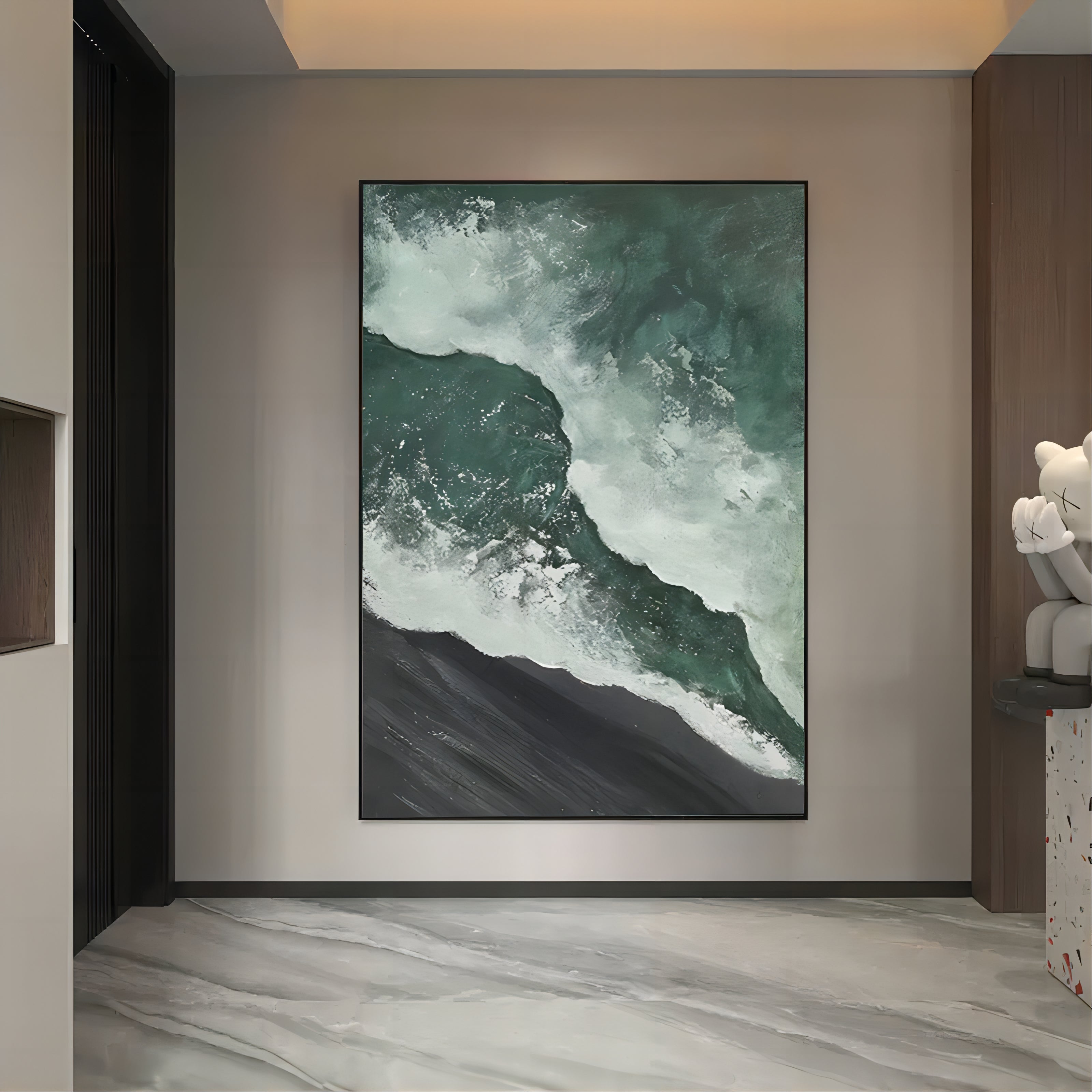 Plaster Art Texture Painting SG020 - Neutralighting