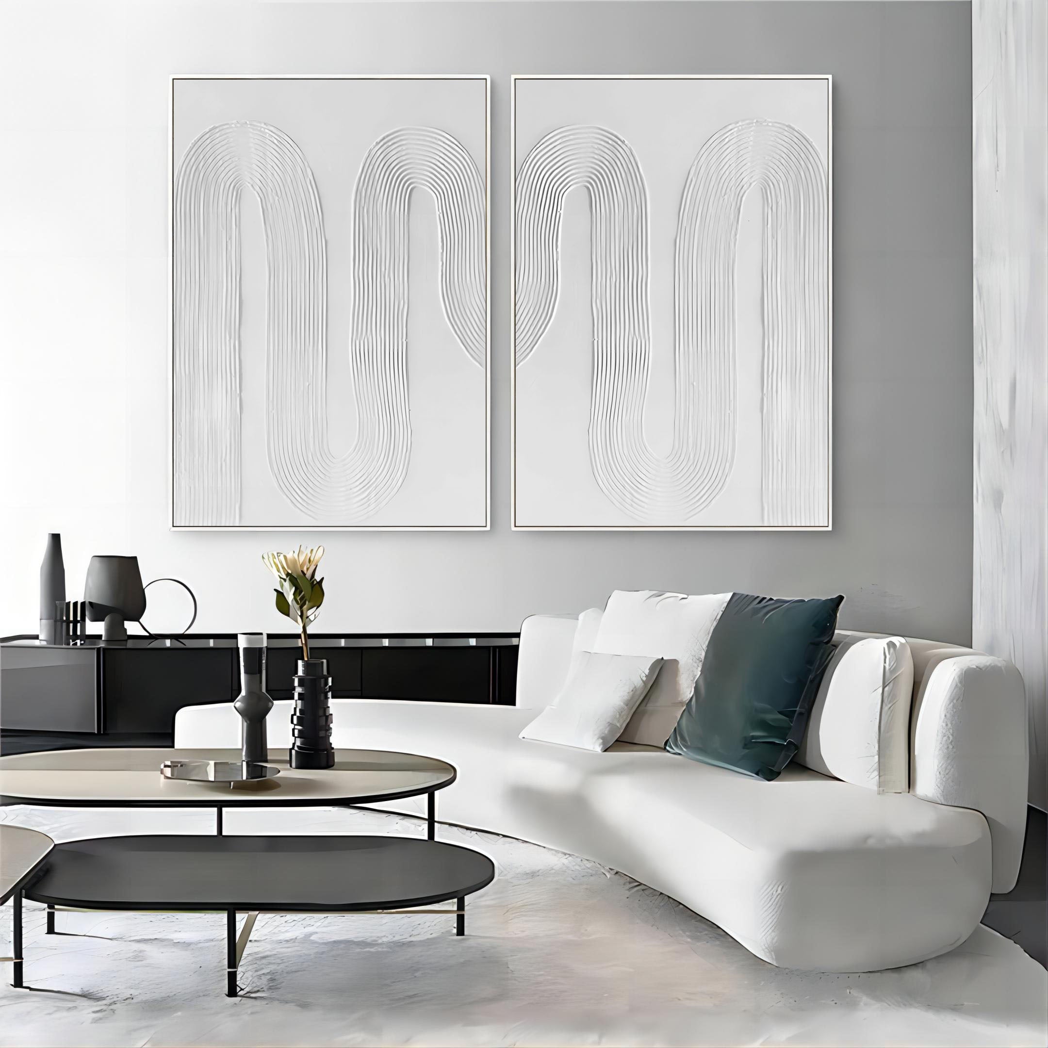 Abstract Painting Set Of 2 SP043 - Neutralighting