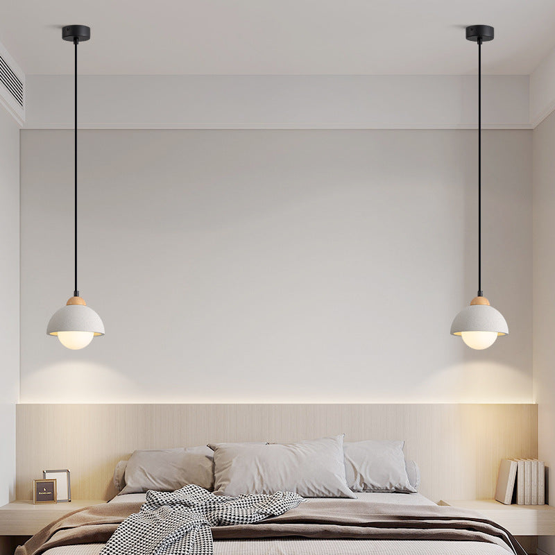 Muto Modern Pendant Light Cement White Bedroom/Kitchen Island - Neutralighting