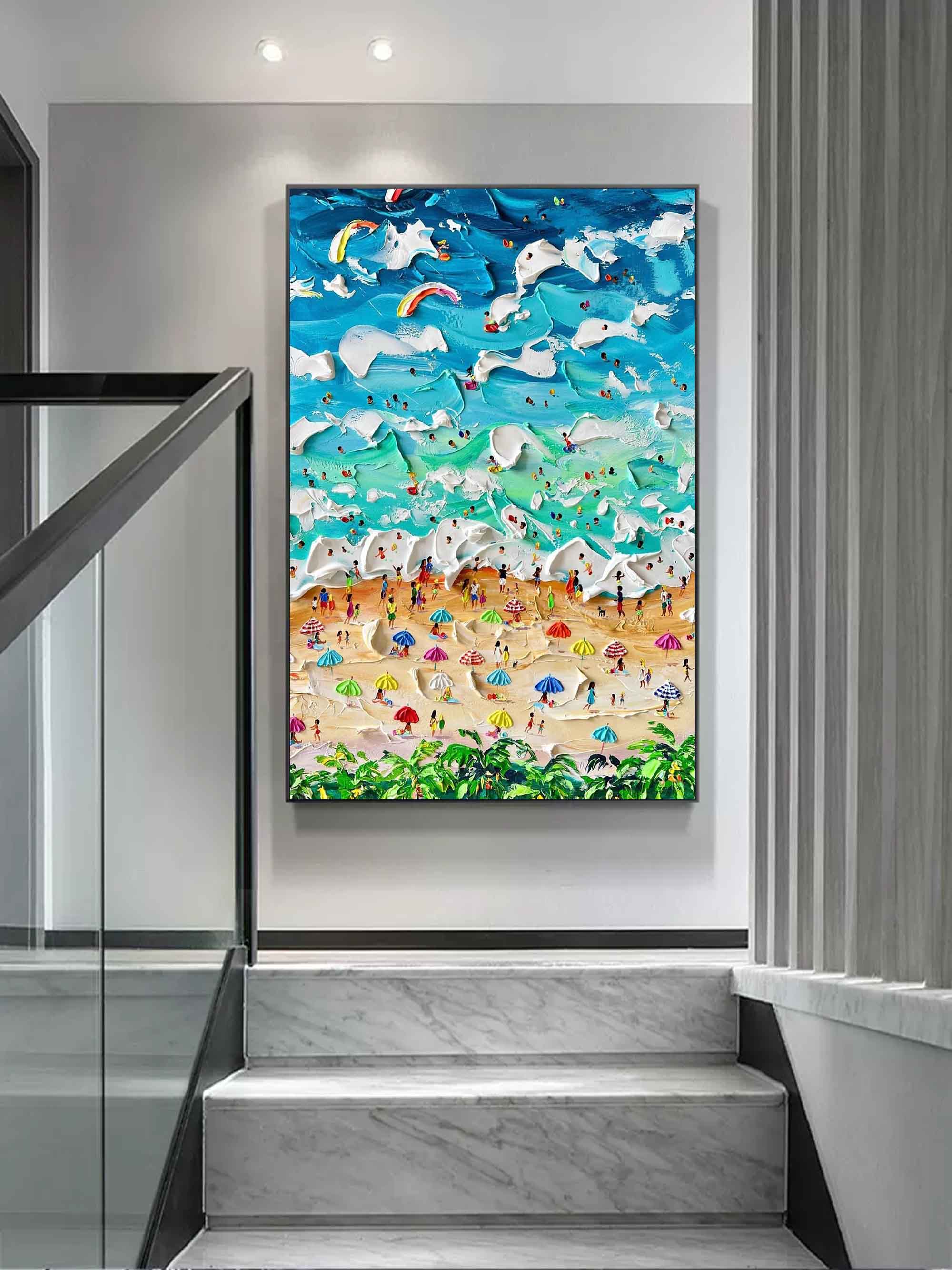Plaster Art Texture Painting SG205 - Neutralighting
