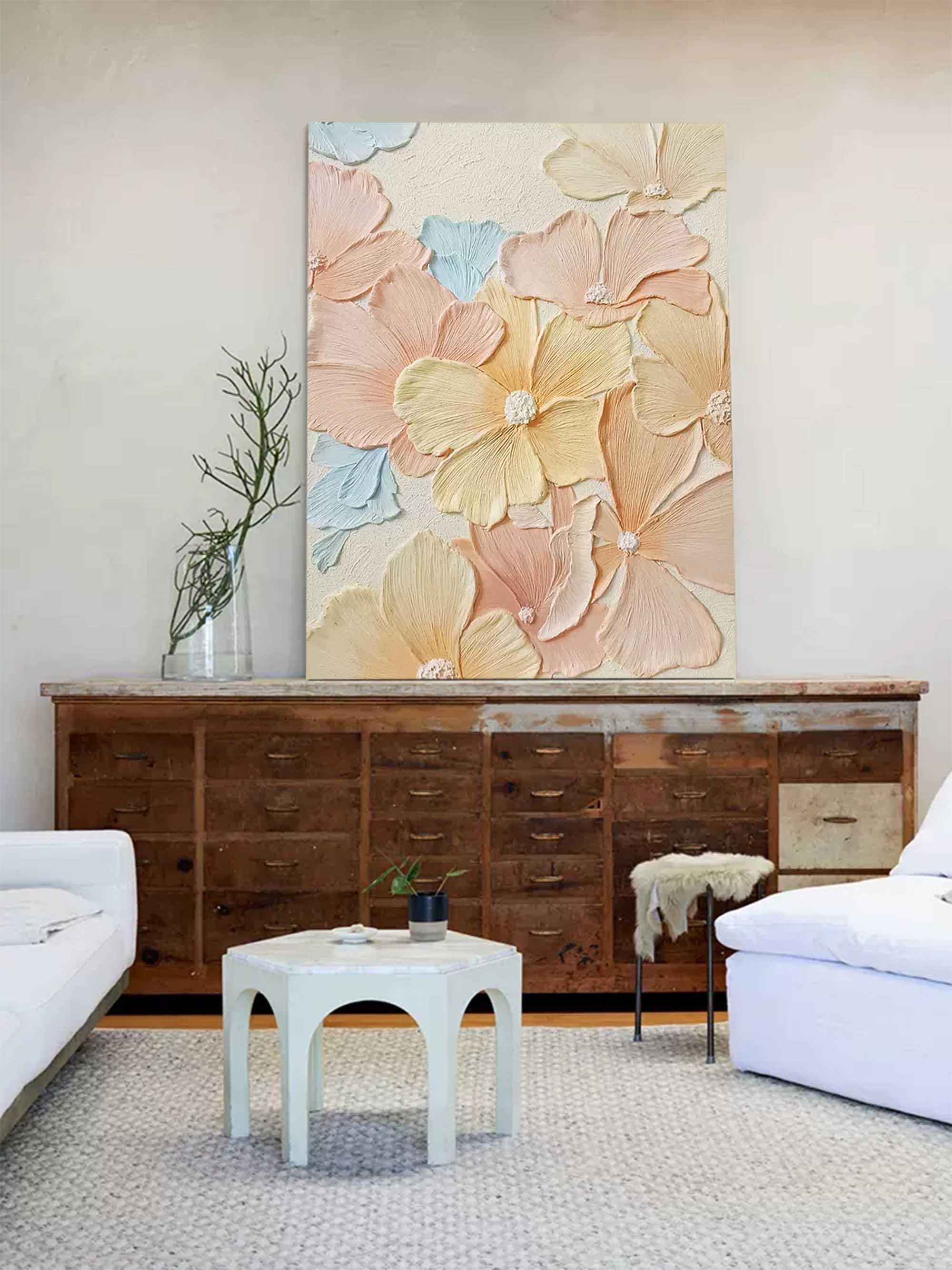 Flower Canvas Art FL015 - Neutralighting