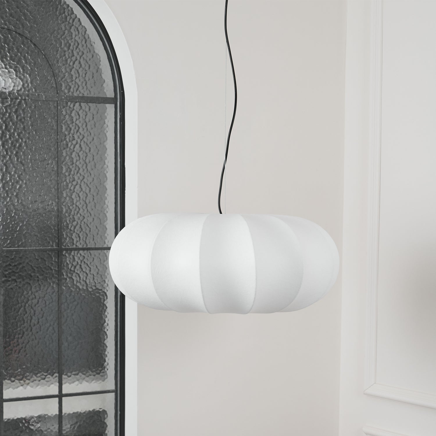 Kiyo Pumpkin Pendant Light Silk - Neutralighting