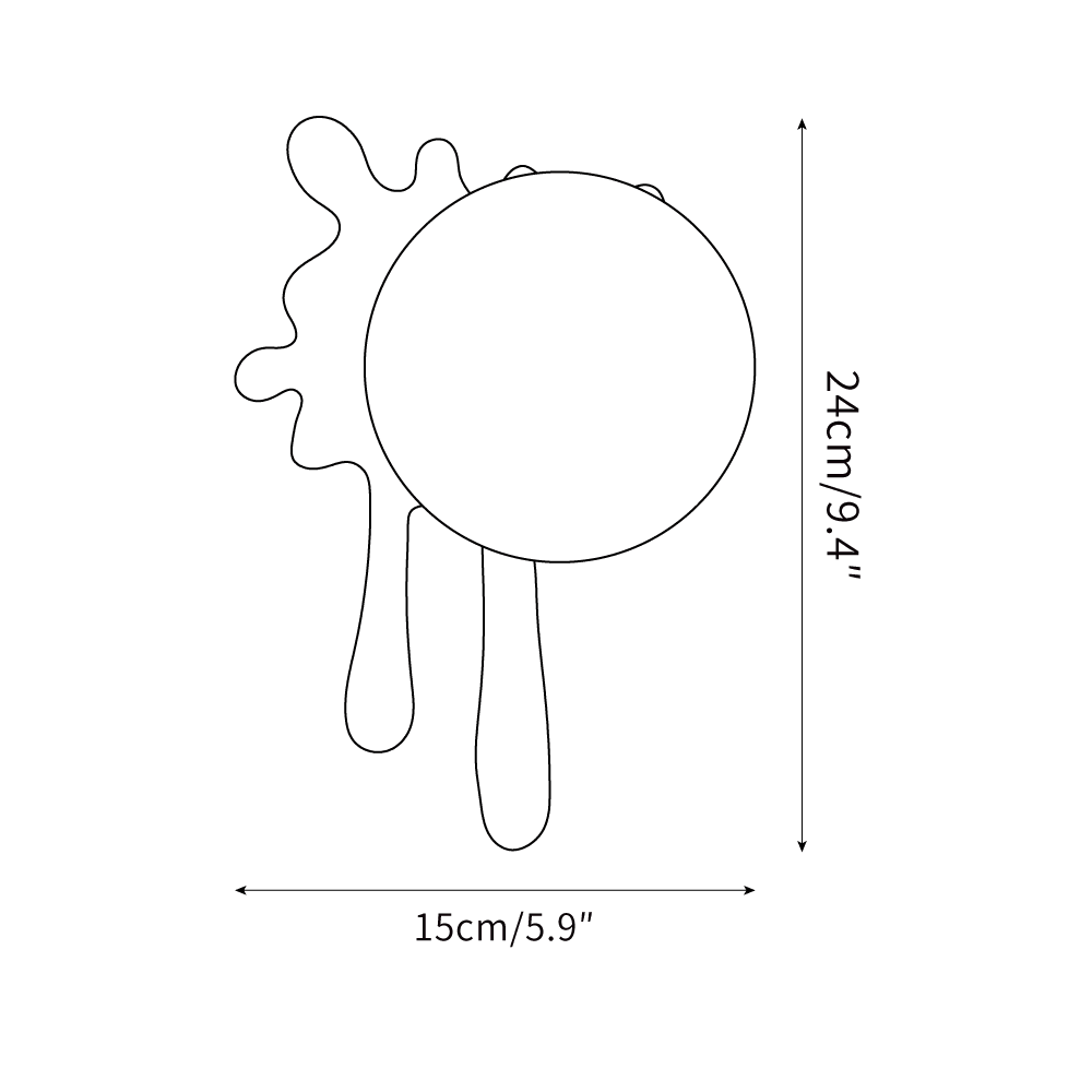 Wall Lamp Abstract Resin Splash Globe - Neutralighting