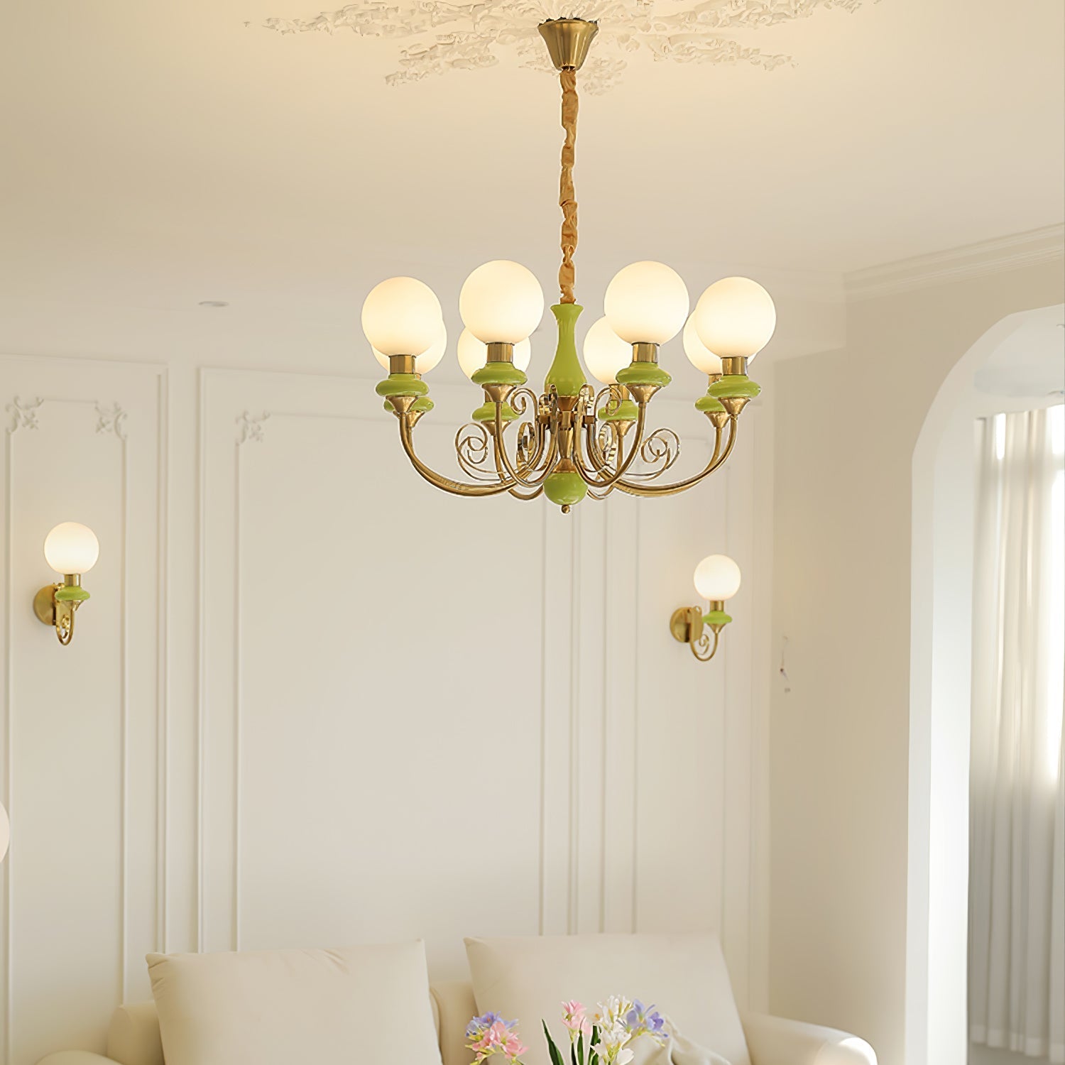 Evanthe Chandelier Glass - Neutralighting
