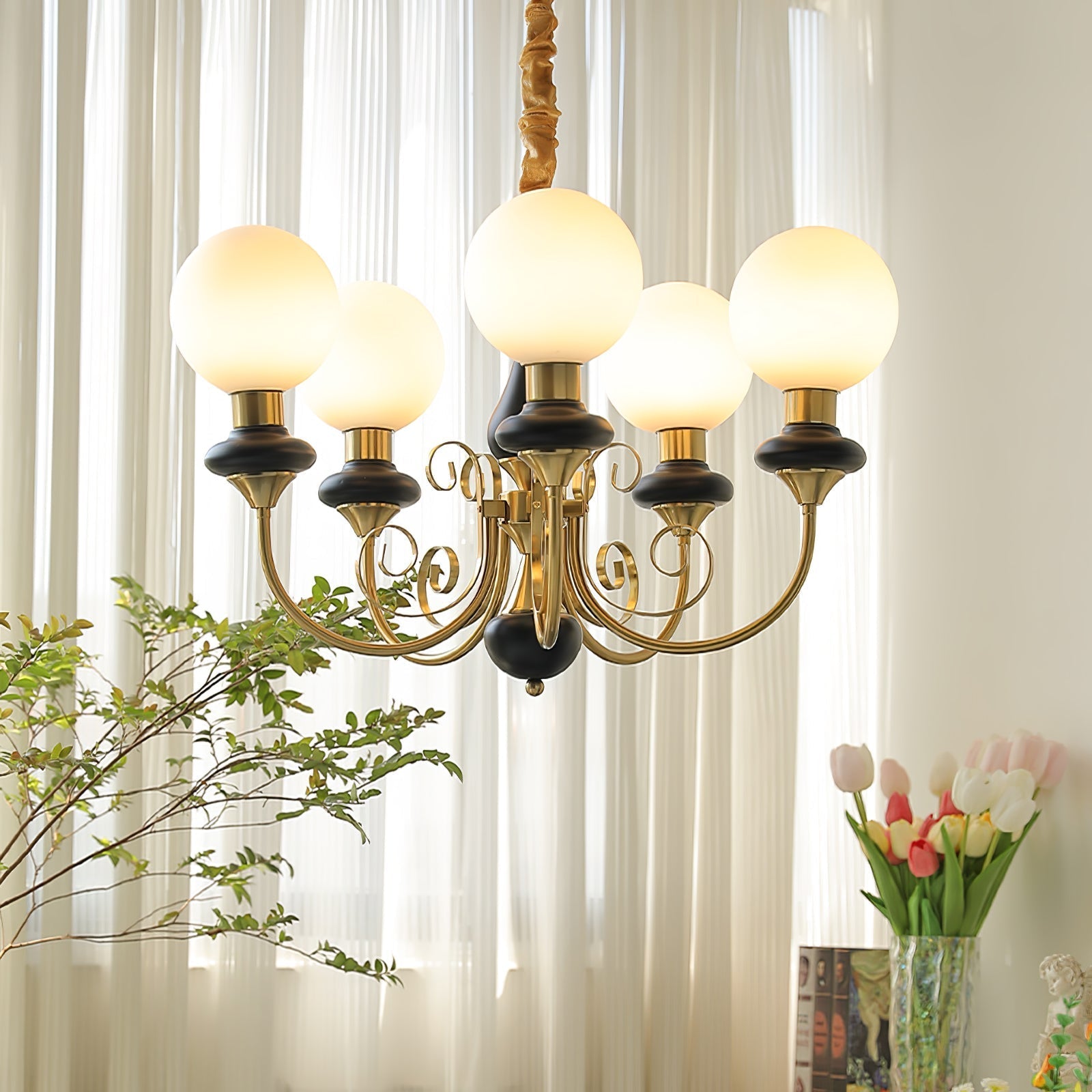 Evanthe Chandelier Glass - Neutralighting