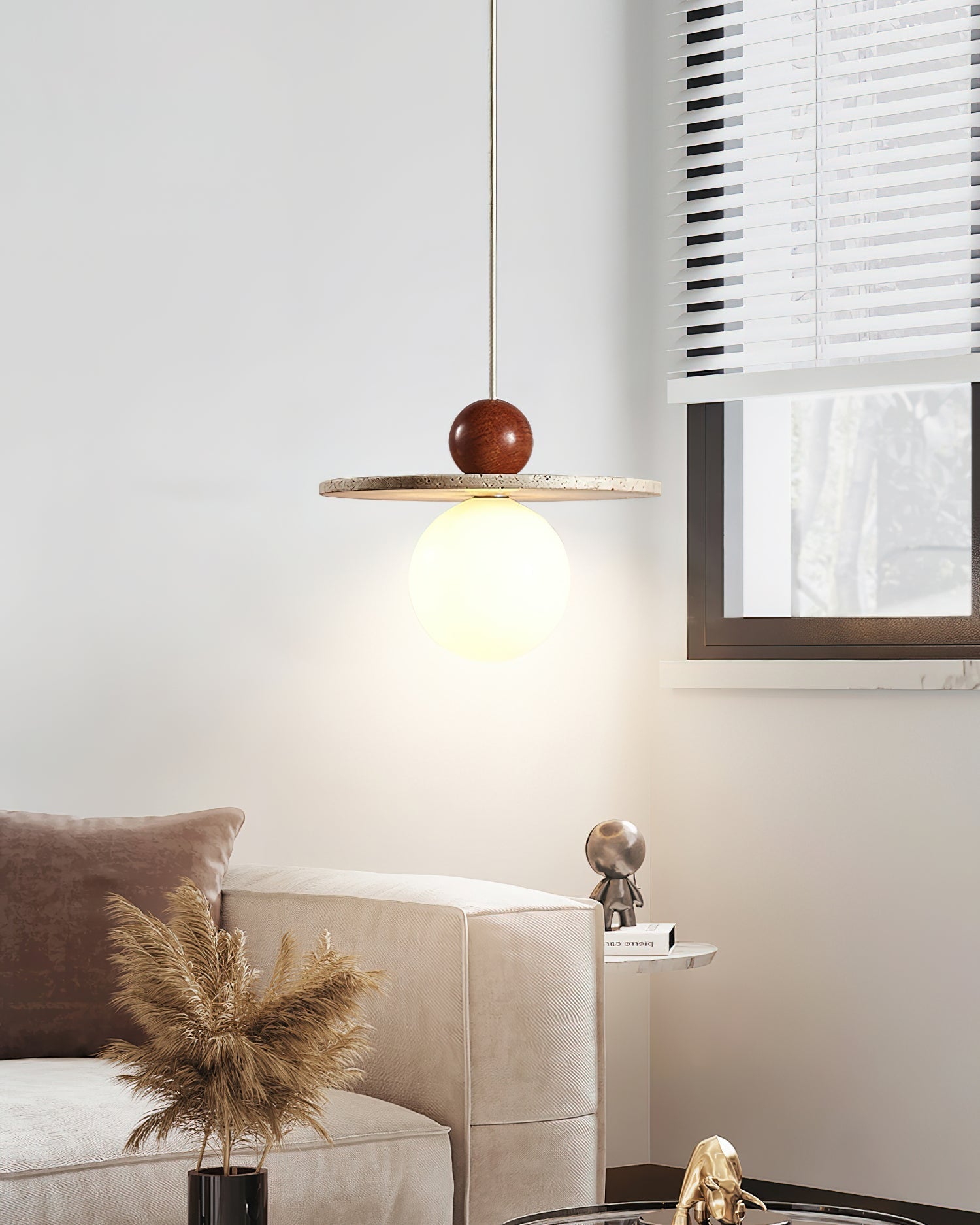Marcio Pendant Light Travertine - Neutralighting