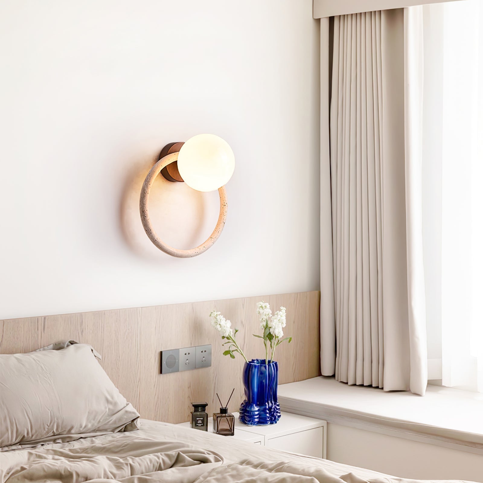 Idoryra Travertine Wall Light - Neutralighting