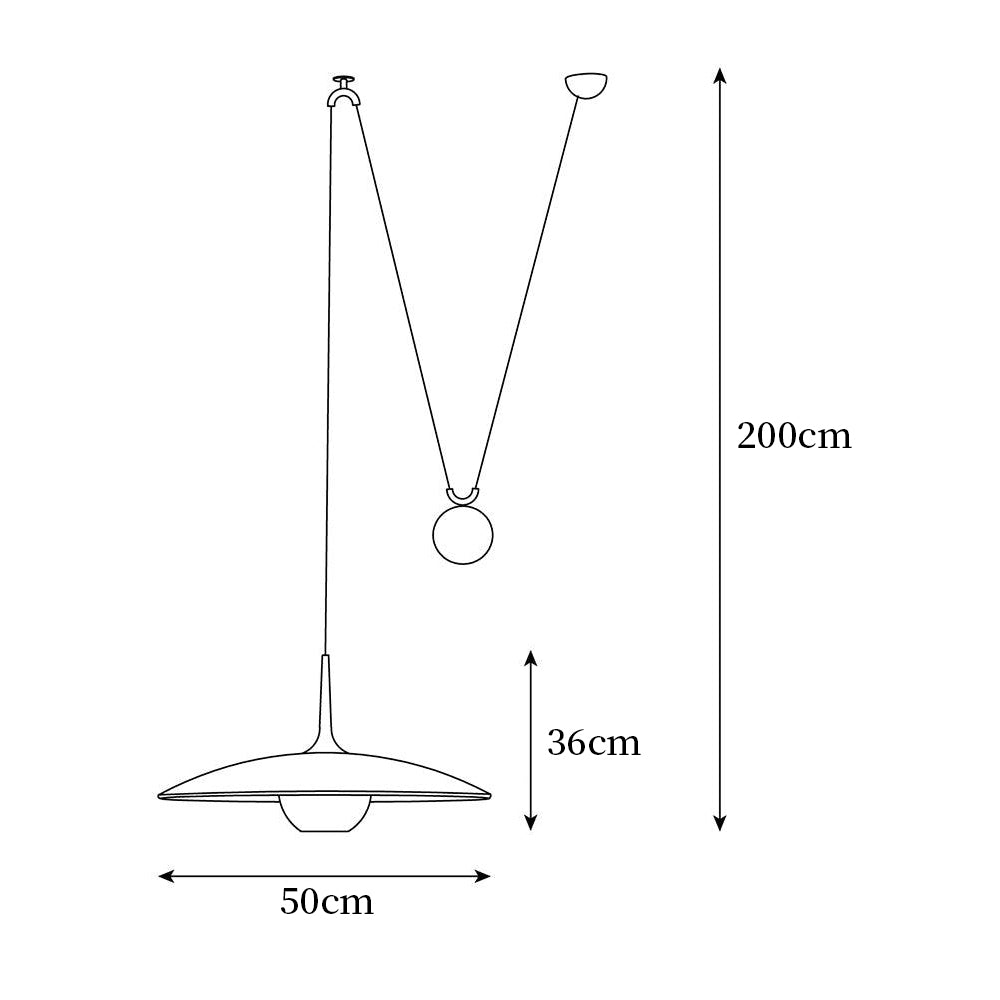 Pendant Lamp Adjustable Pulley Drop Chrome Finish Sleek Modern - Neutralighting