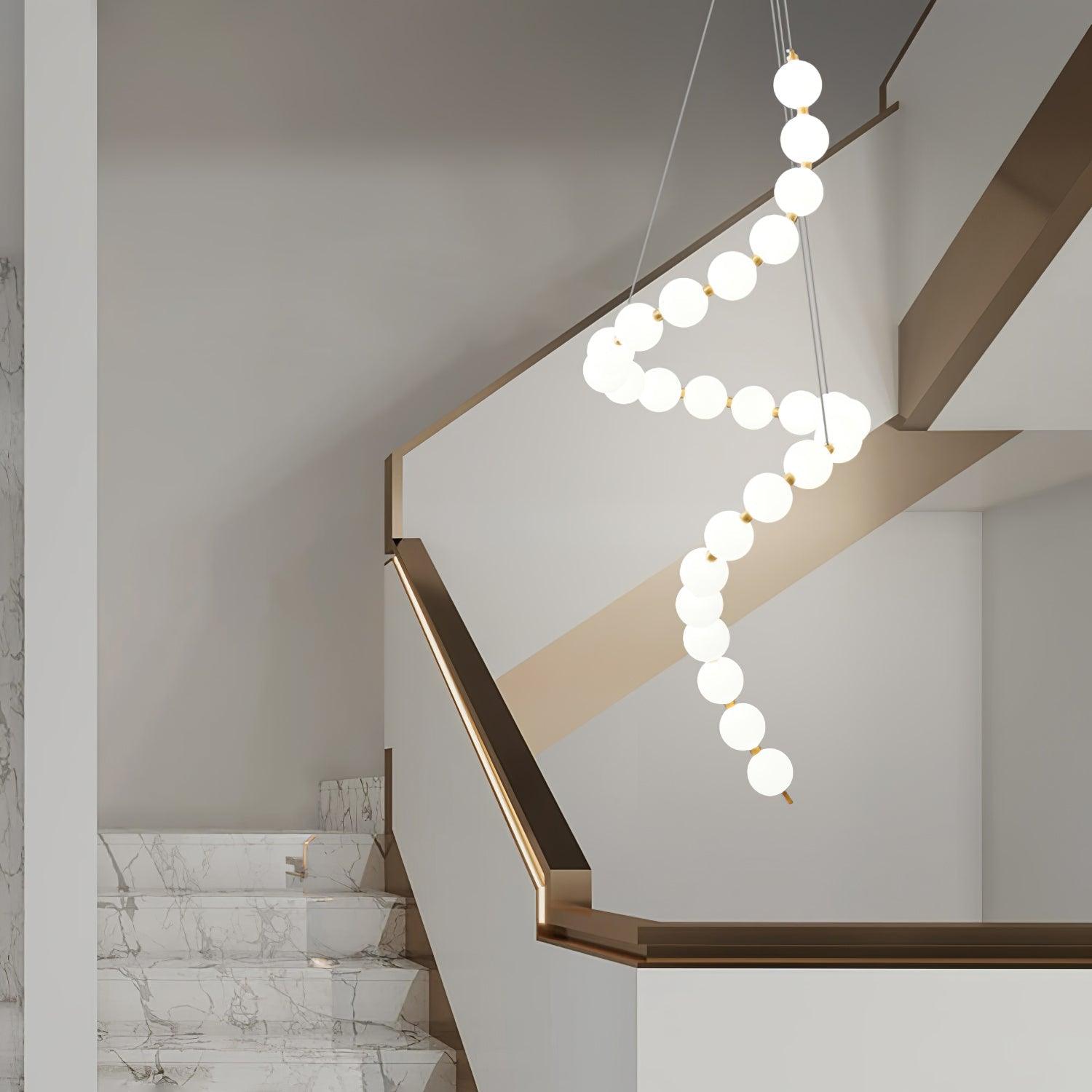 Pearl Modernl Glass Chandelier - Blowlighting