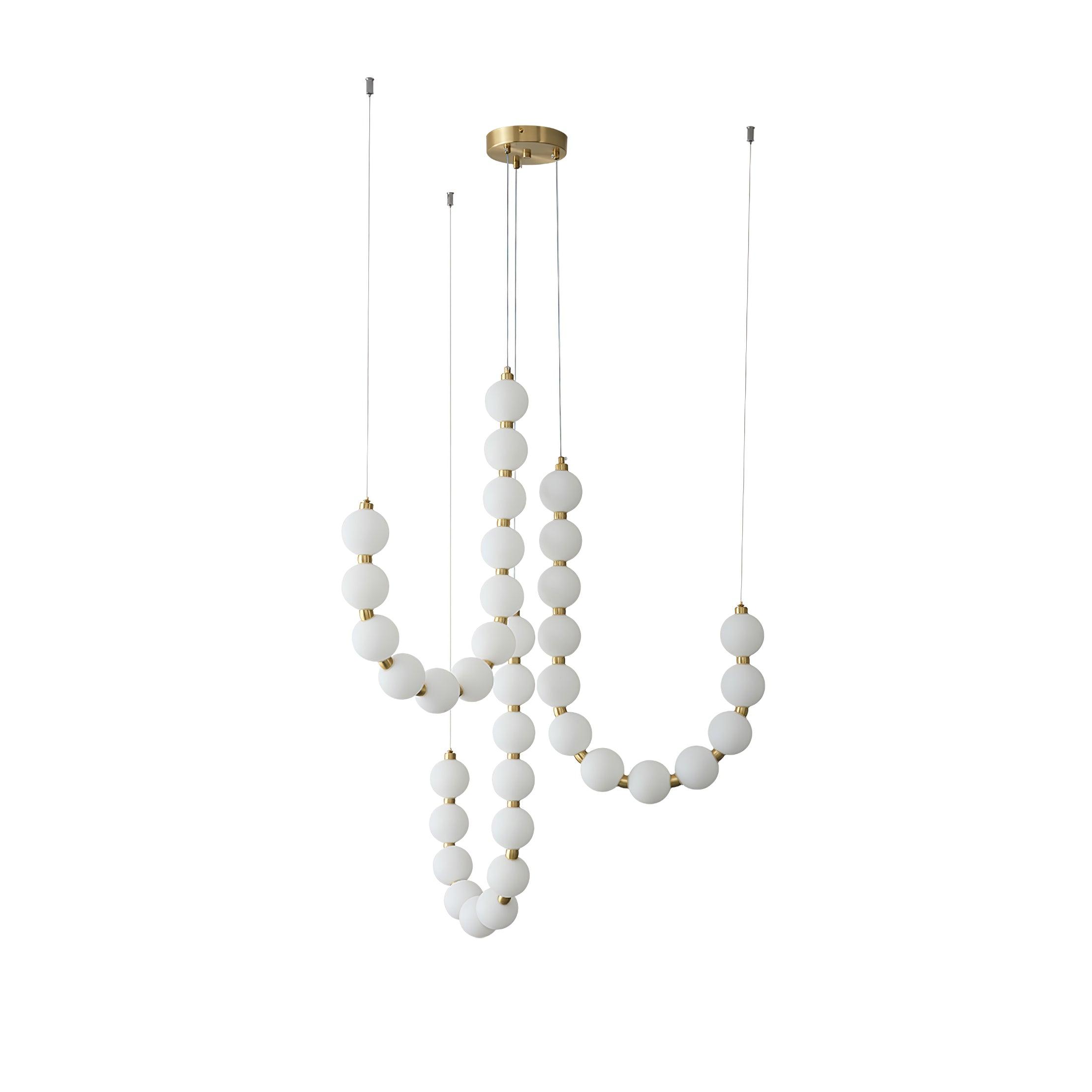 Pearl Modernl Glass Chandelier - Blowlighting