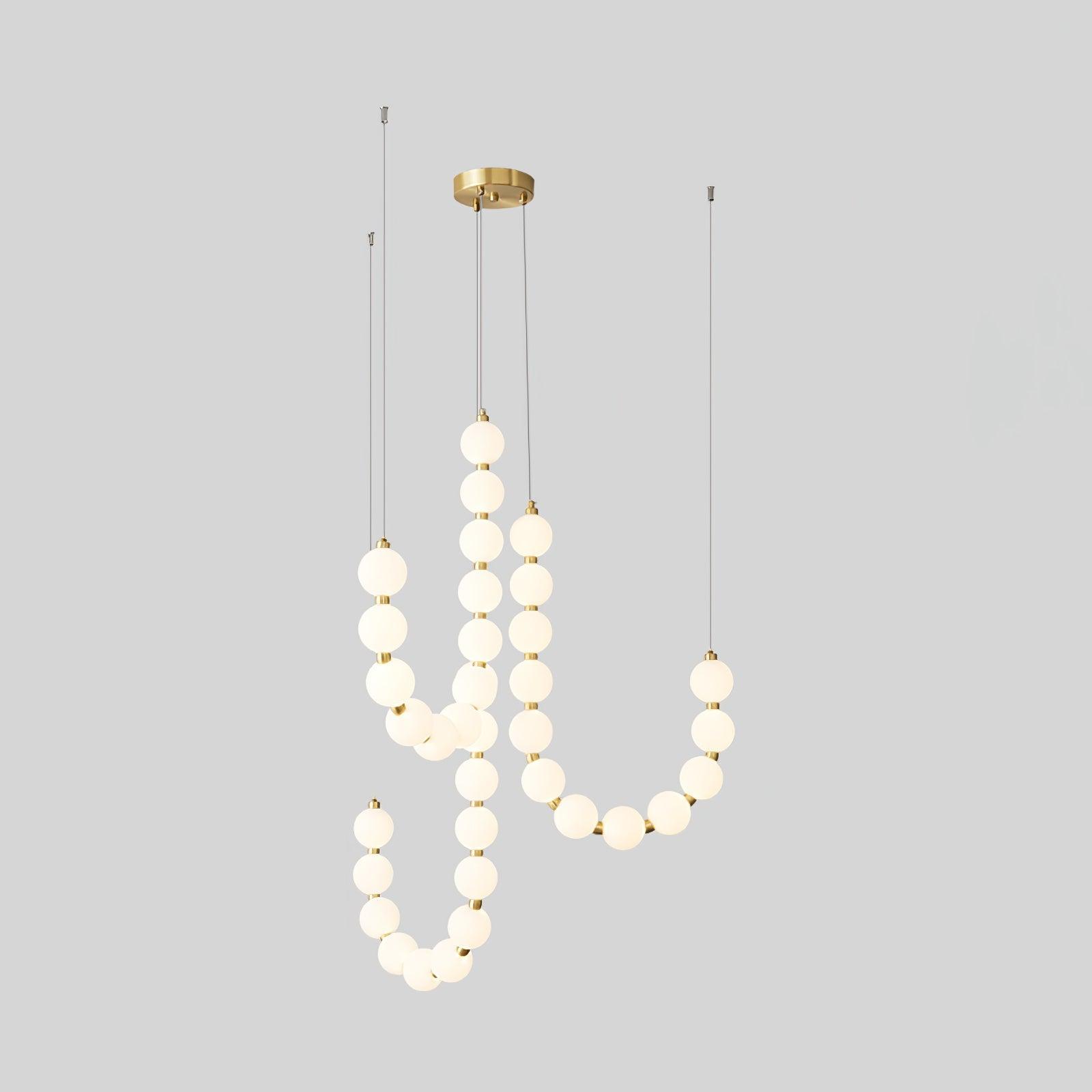 Pearl Modernl Glass Chandelier - Blowlighting