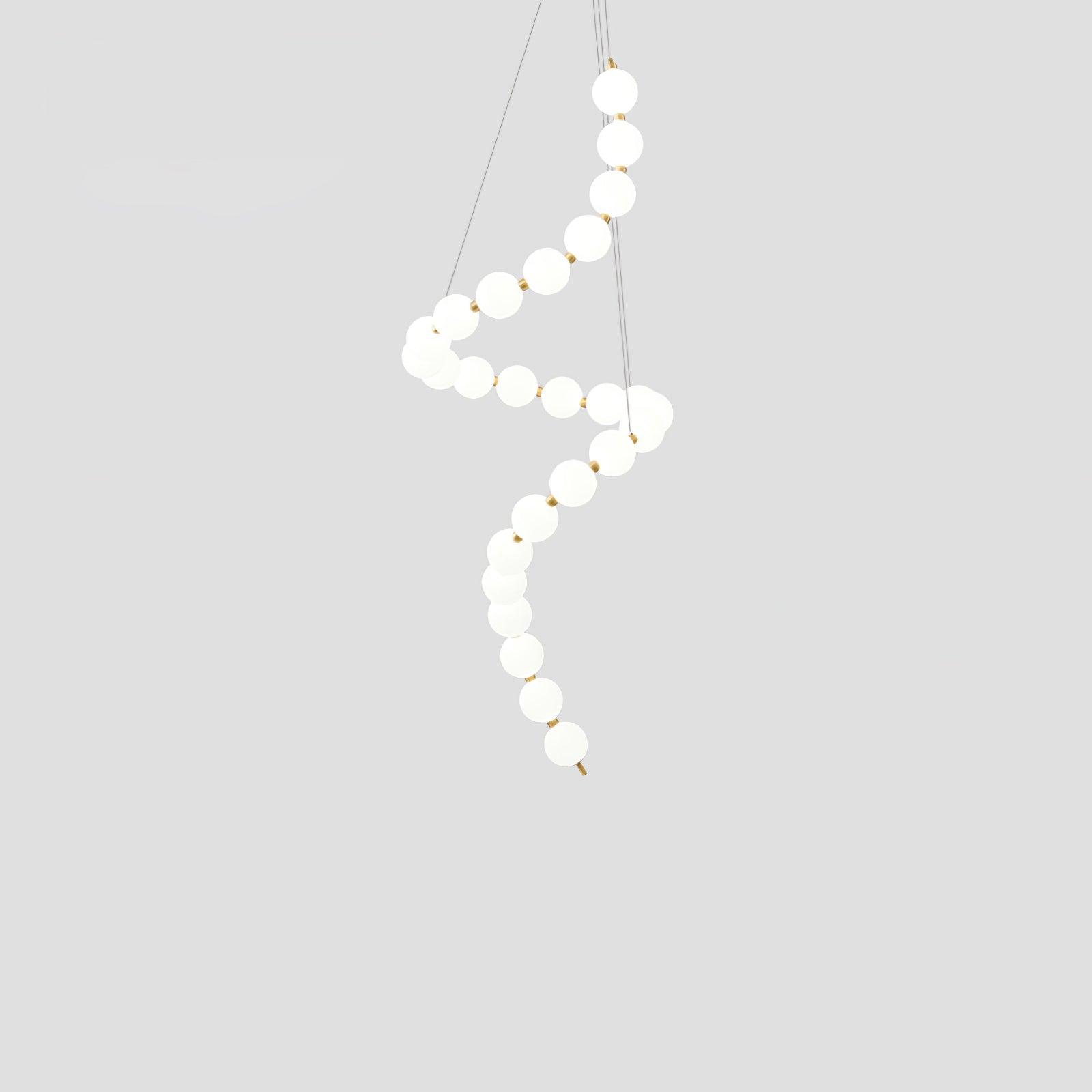 Pearl Modernl Glass Chandelier - Blowlighting