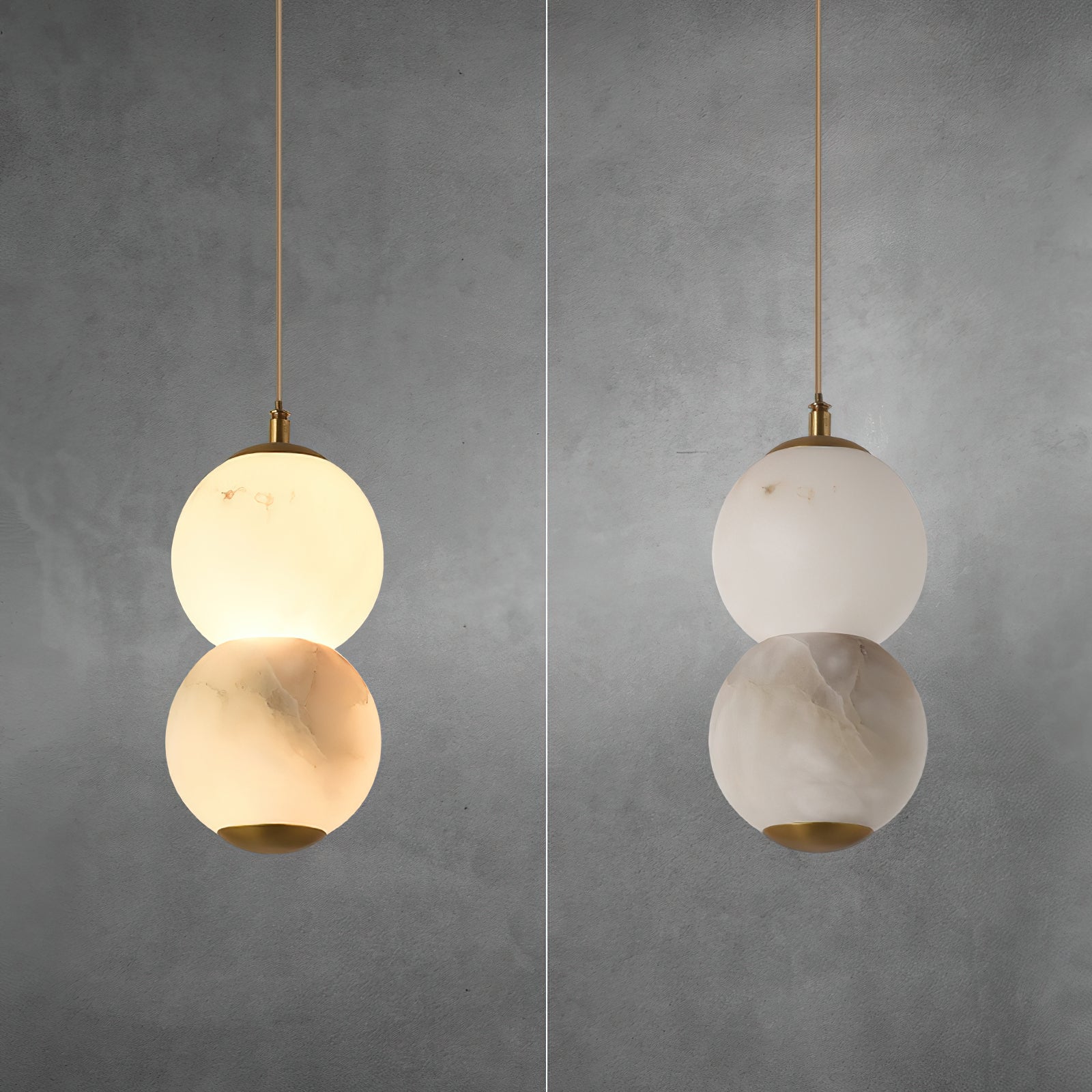 Ritta Alabaster Pendant Light Head 2 /3/4 - Neutralighting