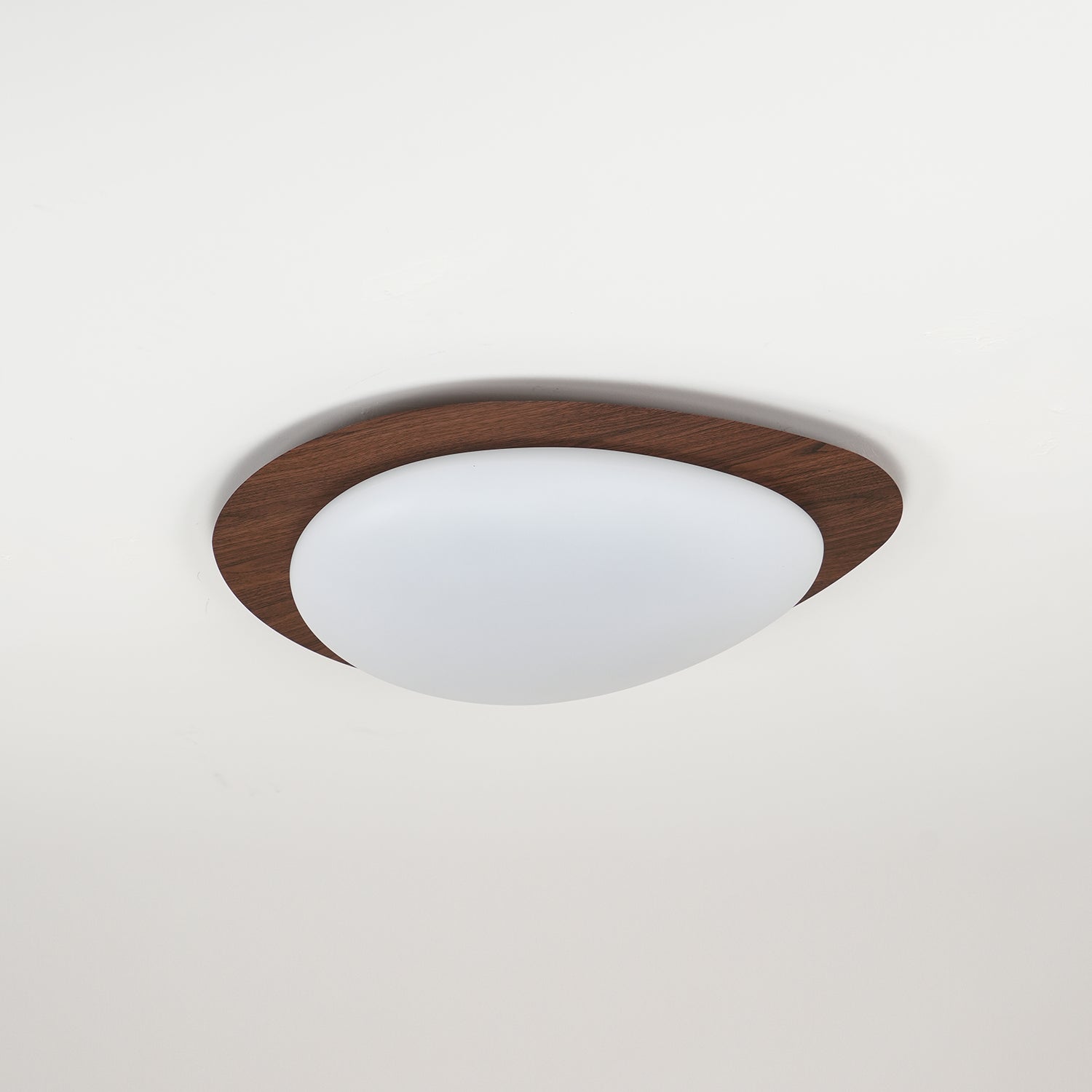 Quisti Pebble Walnut Ceiling Light - Neutralighting