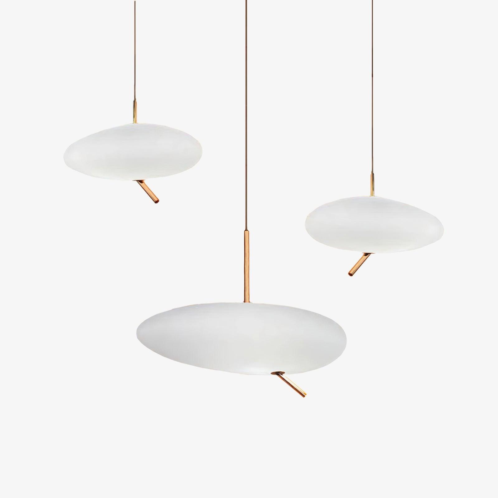Oneli Rose Gold Pebble Pendant Light - Neutralighting