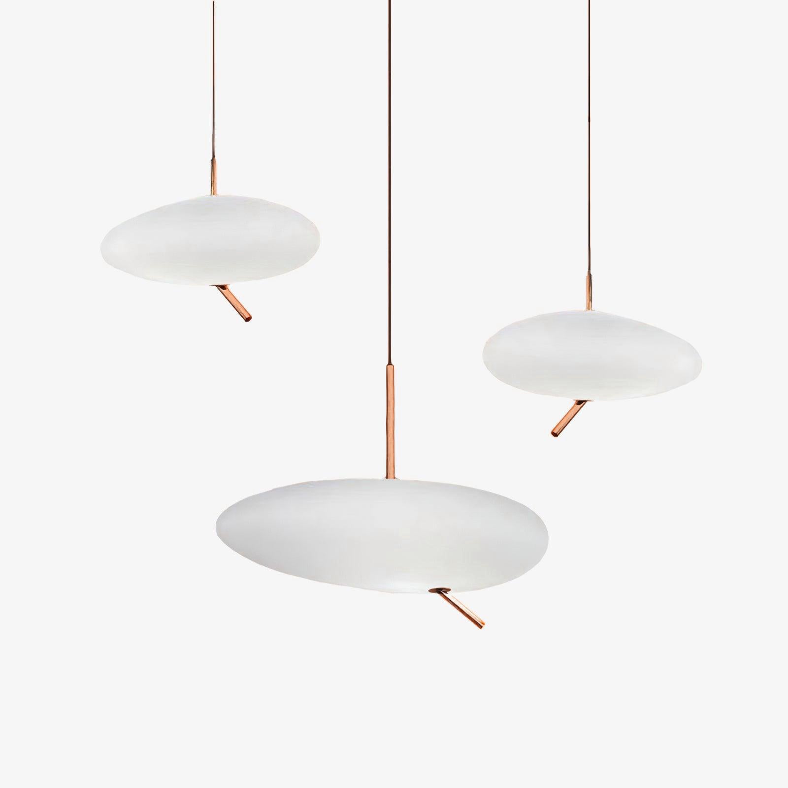 Oneli Rose Gold Pebble Pendant Light - Neutralighting