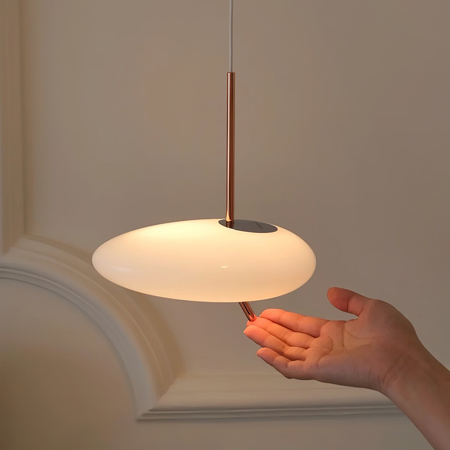 Oneli Rose Gold Pebble Pendant Light - Neutralighting