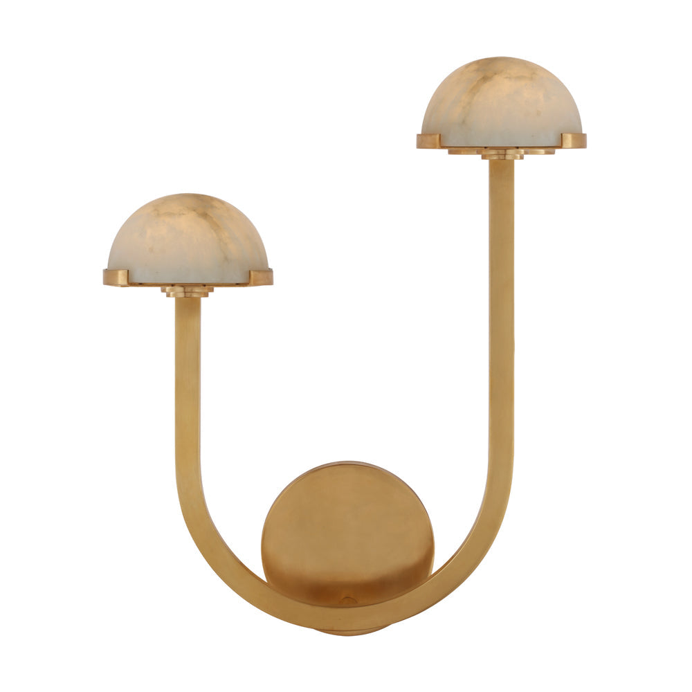 Luste Wall Lamp Asymmetrical Alabaster - Neutralighting