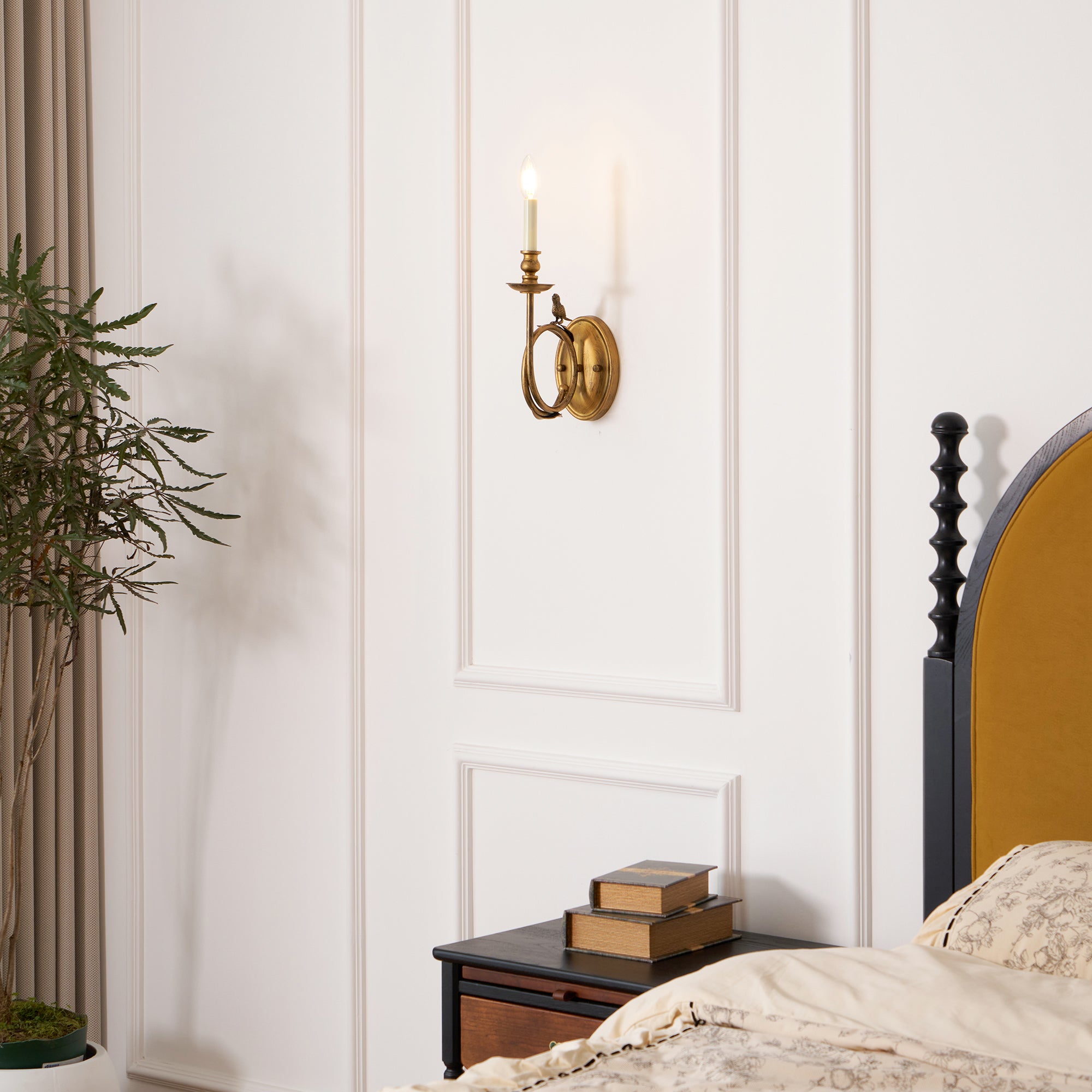 Amelo Vintage Bird Indoor Wall Sconce - Neutralighting
