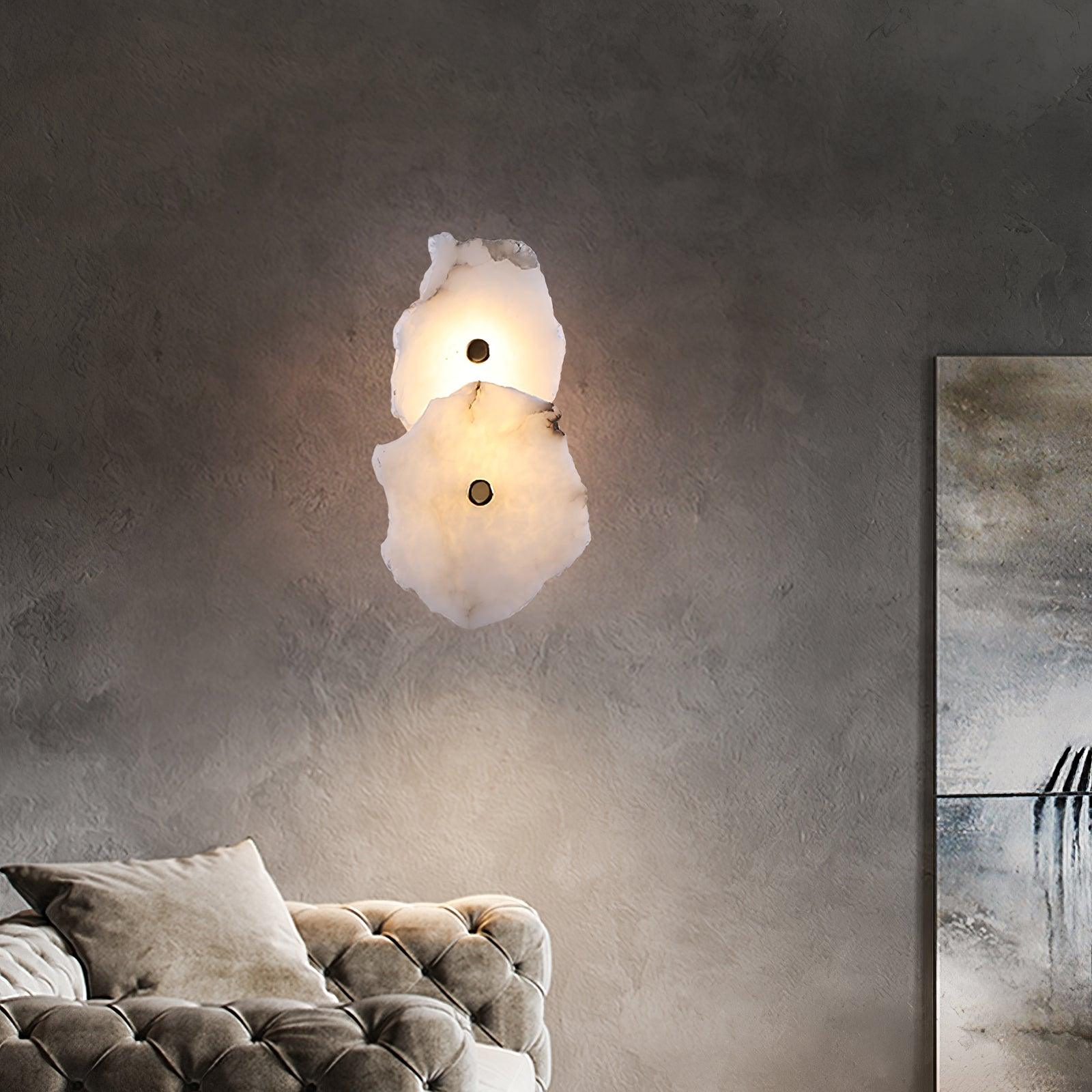 Cevra Alabaster Flower Wall Lamp - Neutralighting