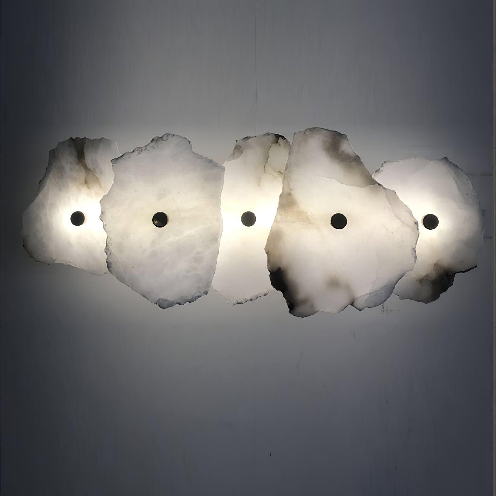 Cevra Alabaster Flower Wall Lamp - Neutralighting